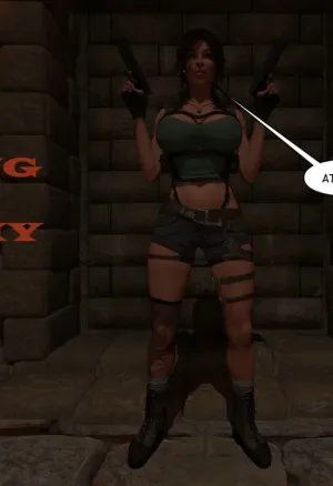 Lara Croft Taking The Mummy