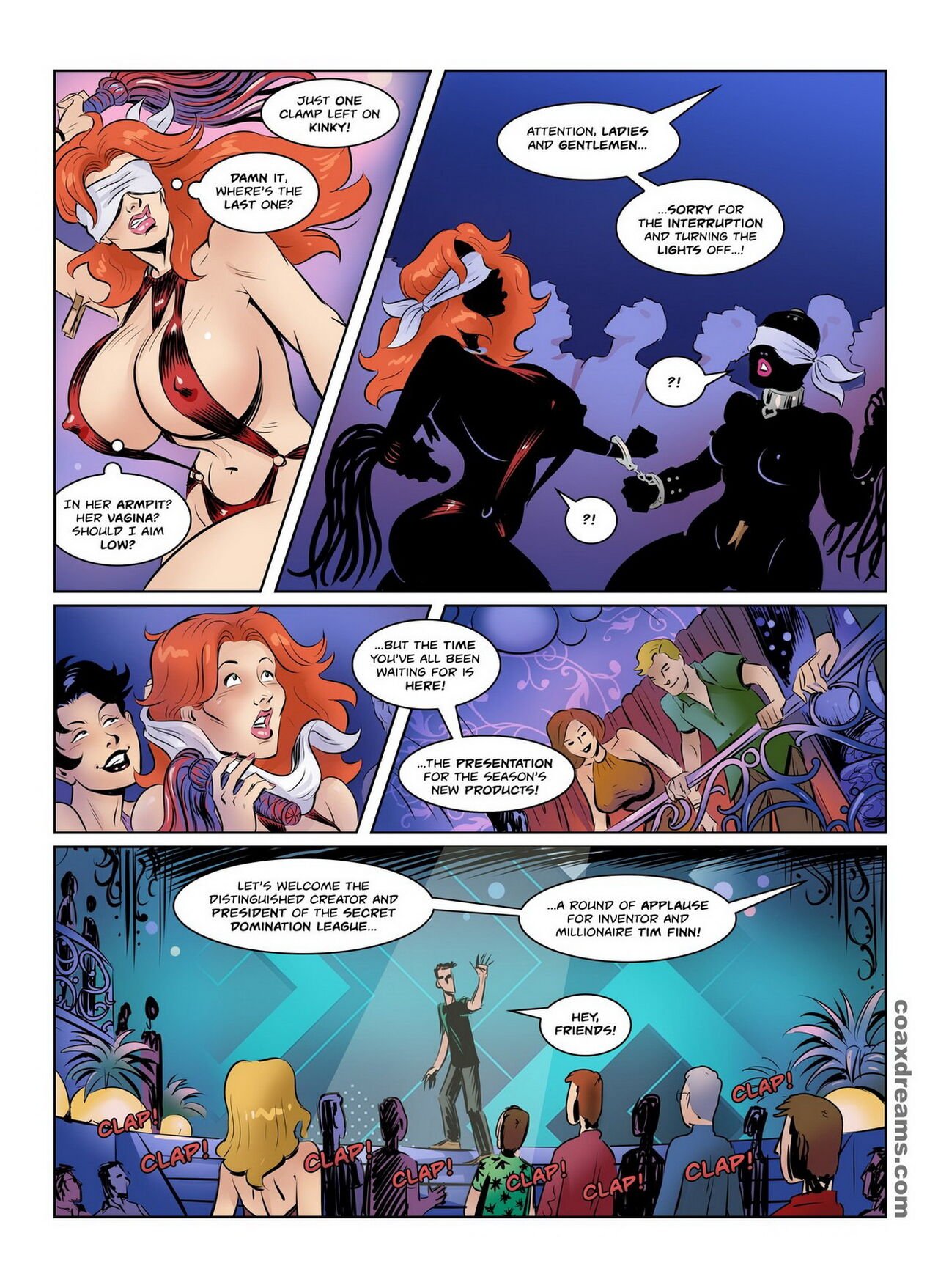 Coax ? Secret Domination League 4 porn comic image number 17