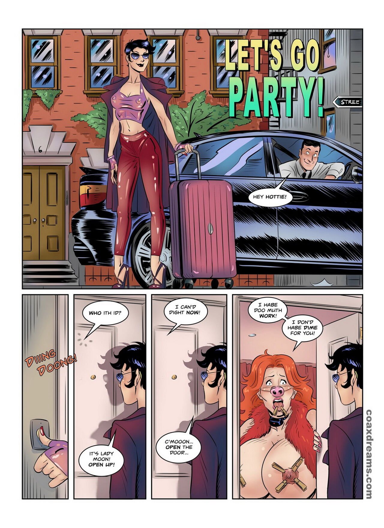 Coax ? Secret Domination League 4 porn comic image number 1