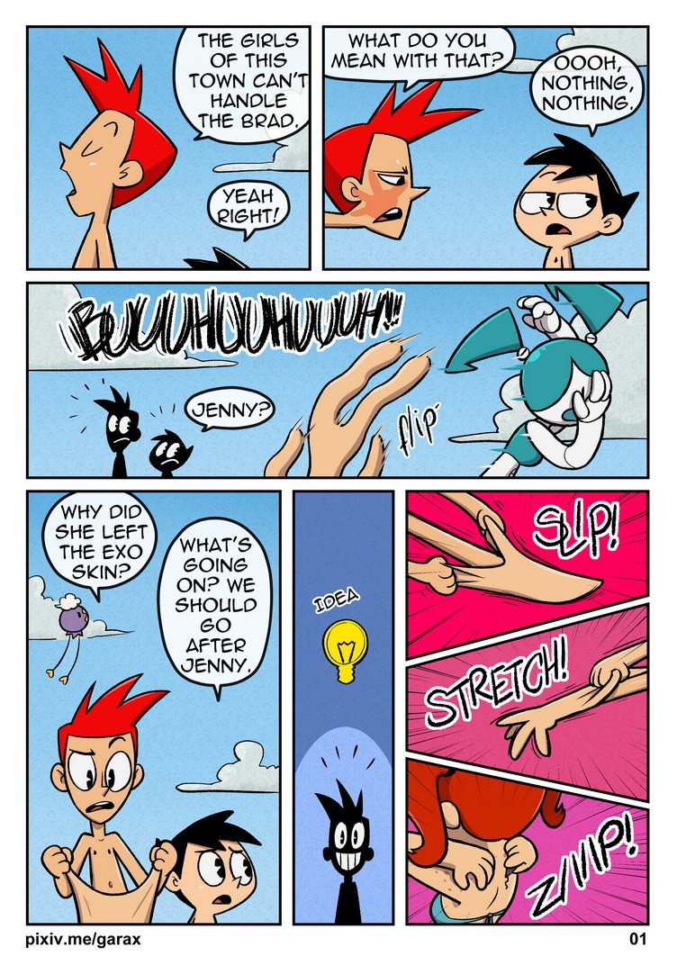 Garabatoz - XJ-9 Beach Part 1 & 2 porn comic image number 13