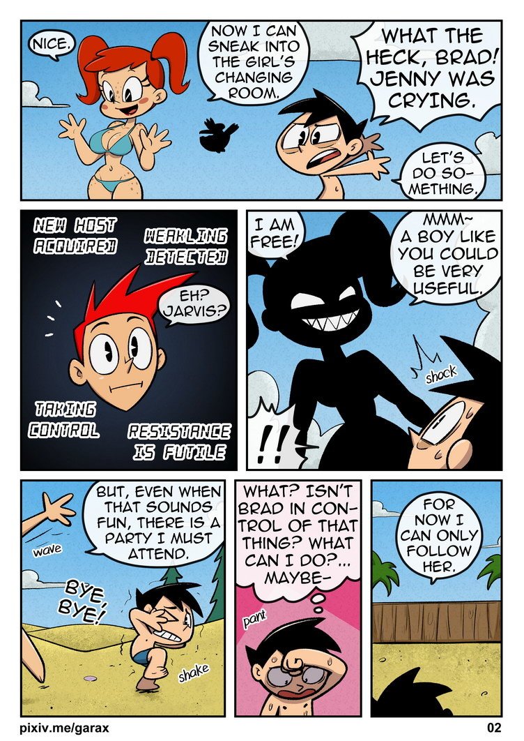 Garabatoz - XJ-9 Beach Part 1 & 2 porn comic image number 14