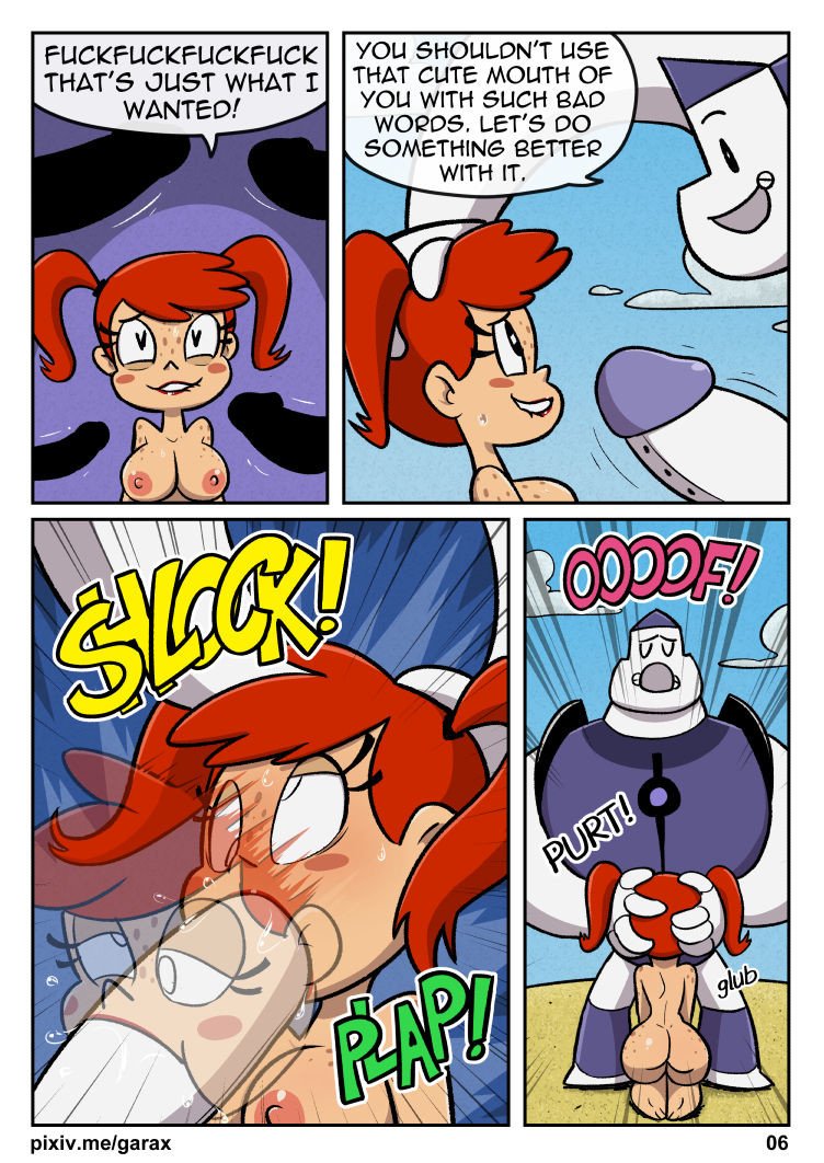 Garabatoz - XJ-9 Beach Part 1 & 2 porn comic image number 18