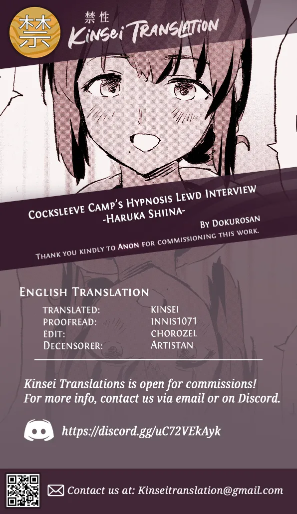 Cocksleeve Camps Hypnosis Lewd Interview -Haruka Shiina-  Onaho Gasshuku Saimin Dosukebe Interview Shiina Senpai image number 30