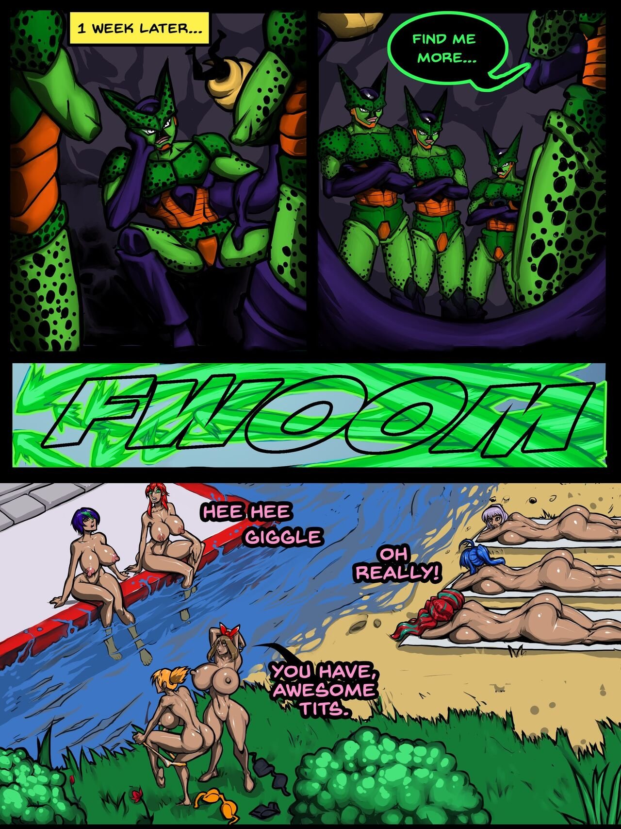 XXXBattery - Cells Conquest (Dragon Ball Z) porn comic image number 15