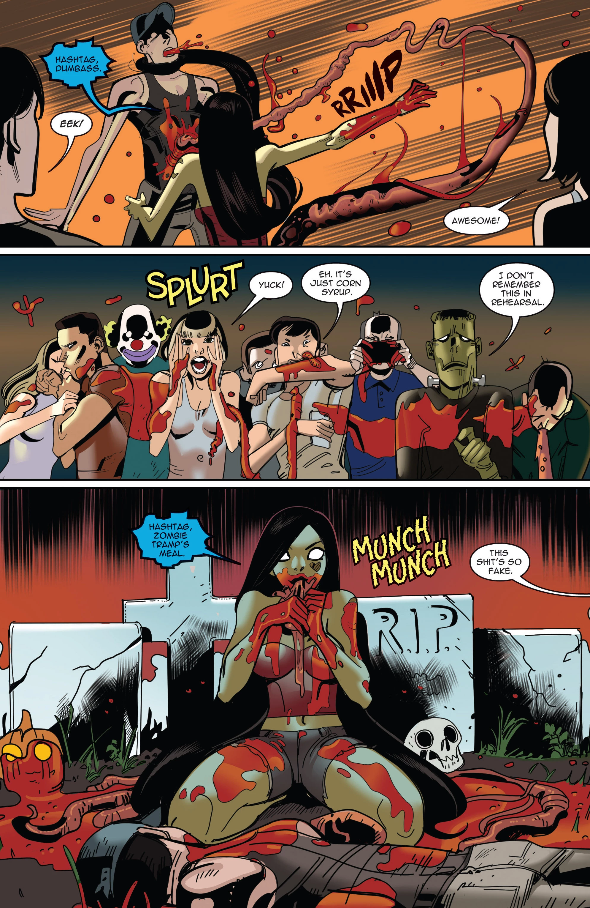 Zombie Tramp v3 .Halloween Special 2016 image number 14