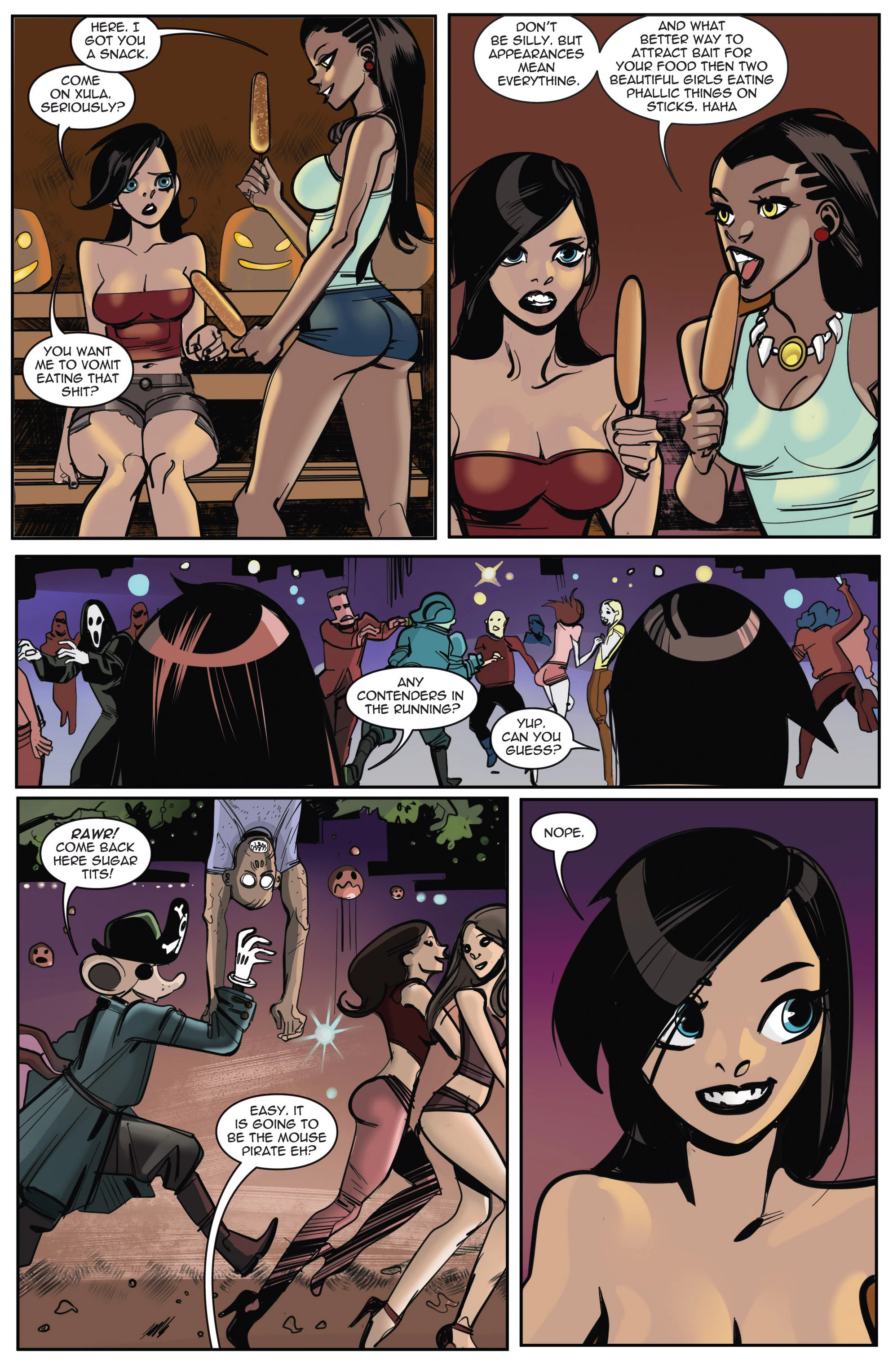 Zombie Tramp v3 .Halloween Special 2016 image number 3