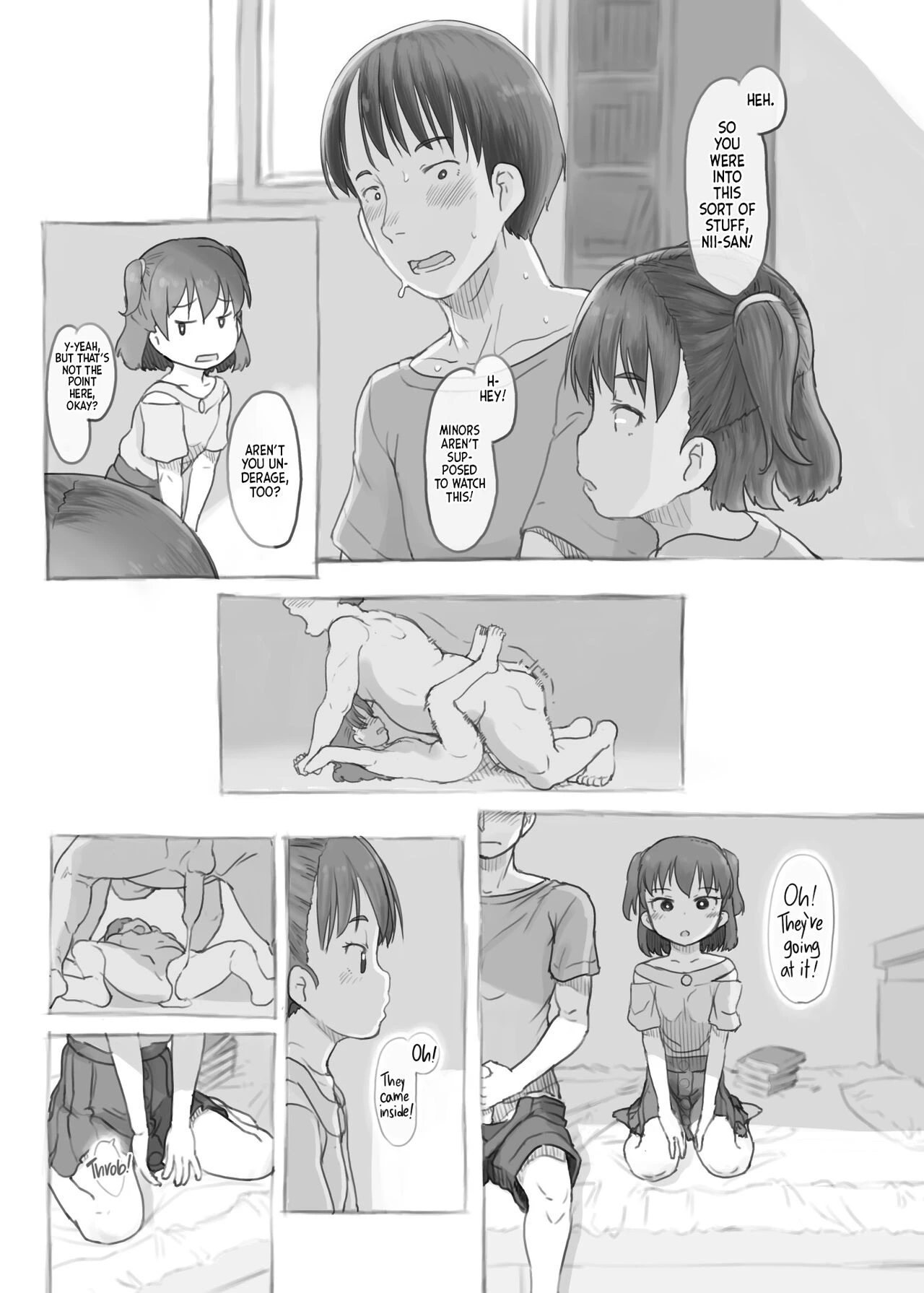 Imouto to Nuku  Fap Sessions with my Little Sister! image number 11