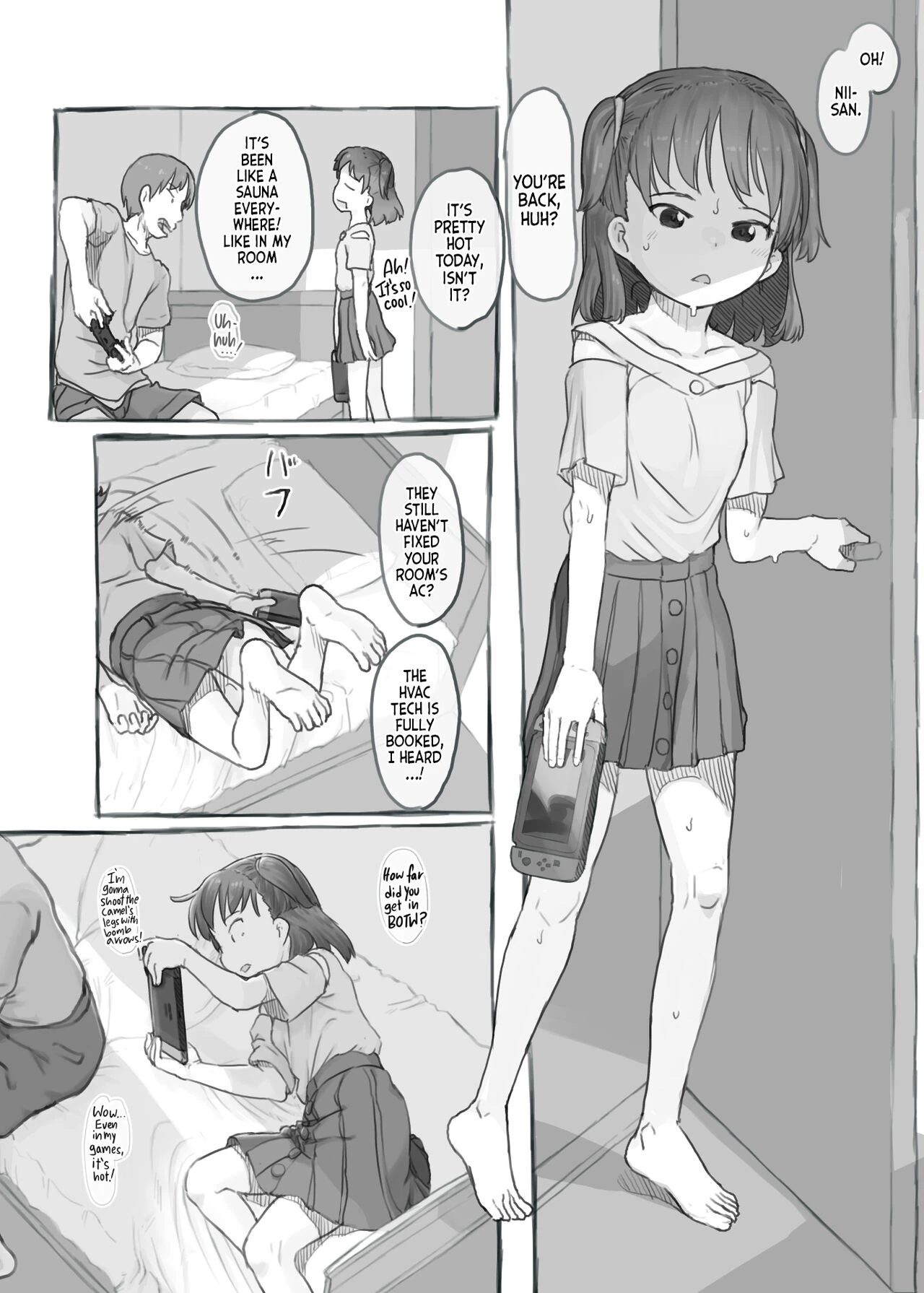 Imouto to Nuku  Fap Sessions with my Little Sister! image number 4