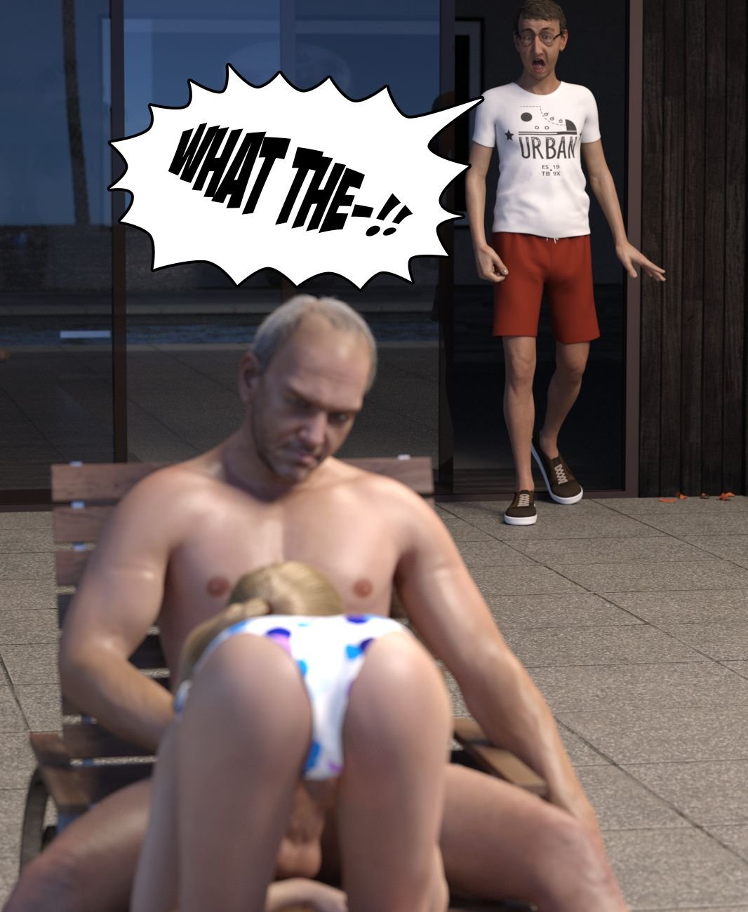 Darklord - Elsa Poolside porn comic image number 23