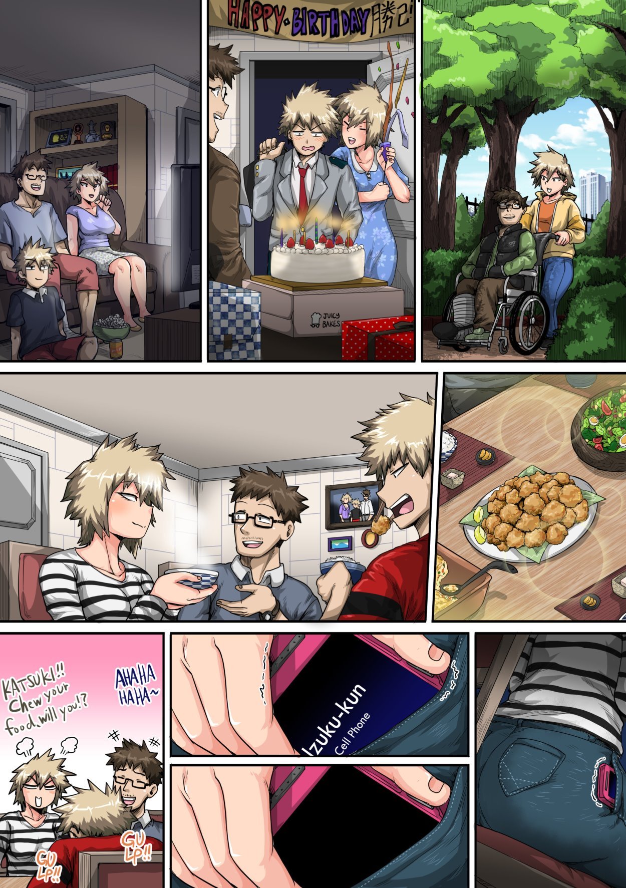 Juicebox Factory (Juna Juna Juice) Summer Vacation With Bakugos Mom Part Two (My Hero Academia) English image number 12