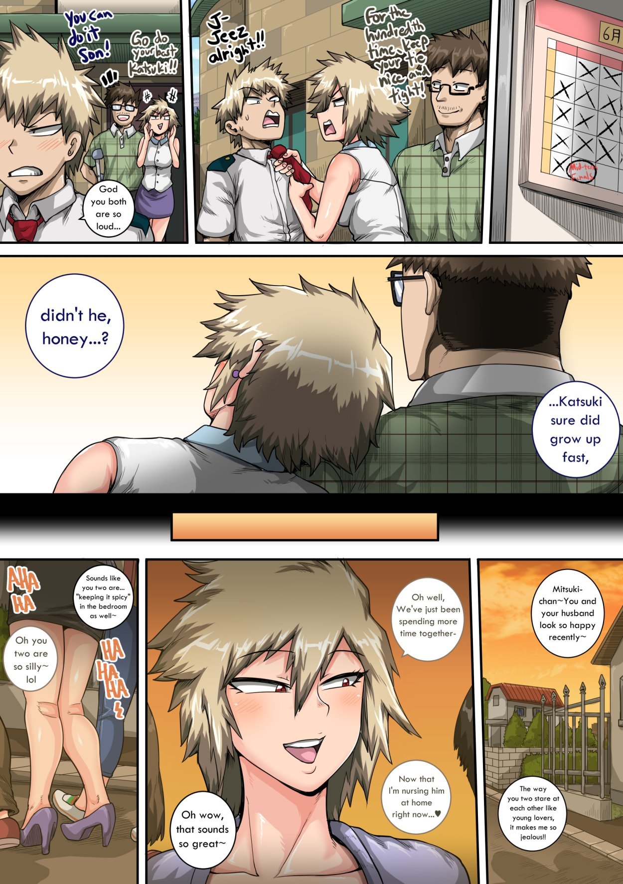 Juicebox Factory (Juna Juna Juice) Summer Vacation With Bakugos Mom Part Two (My Hero Academia) English image number 14
