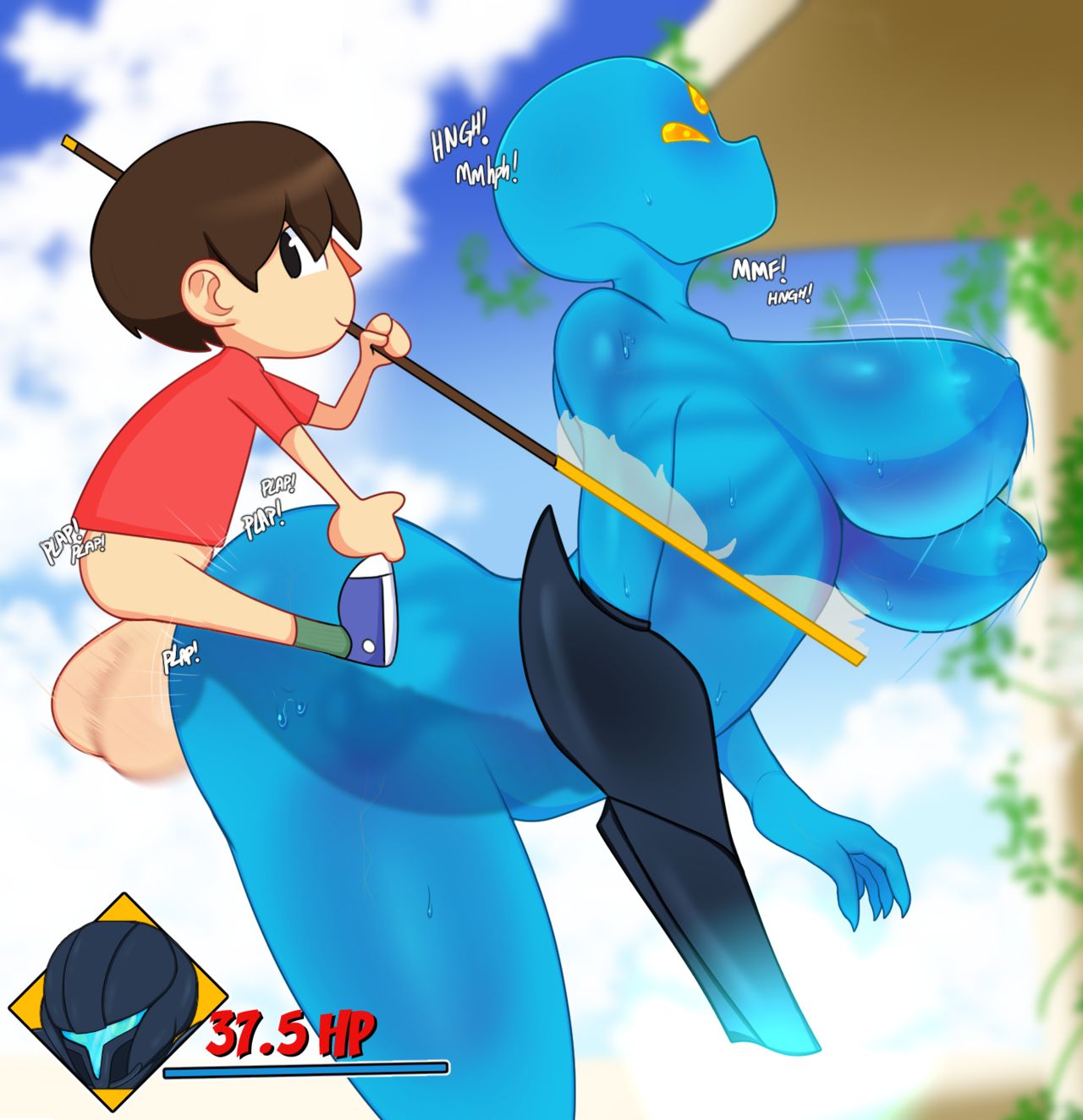 Dark Samus vs Villager image number 4