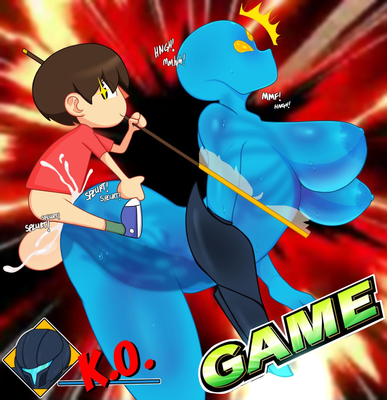 Dark Samus vs Villager image number 5