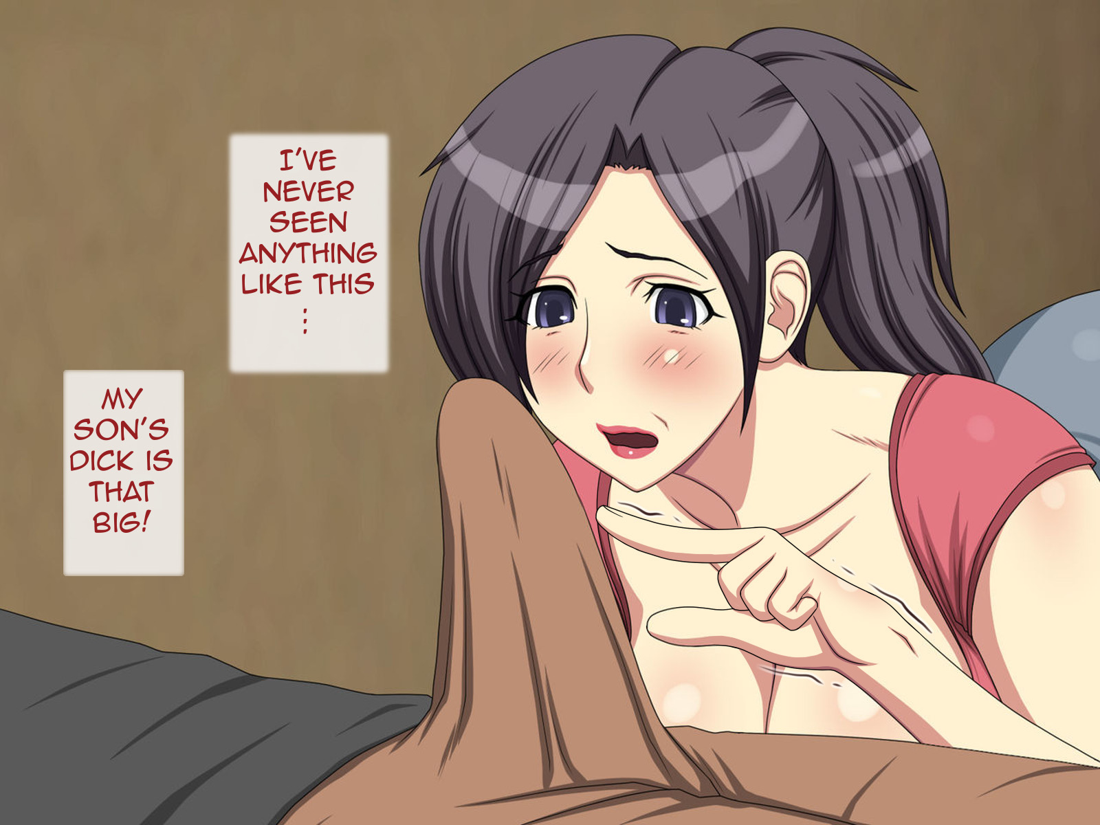 Musuko no Tokudai Chinpo o Mite Hatsujou Shichau Haha image number 9