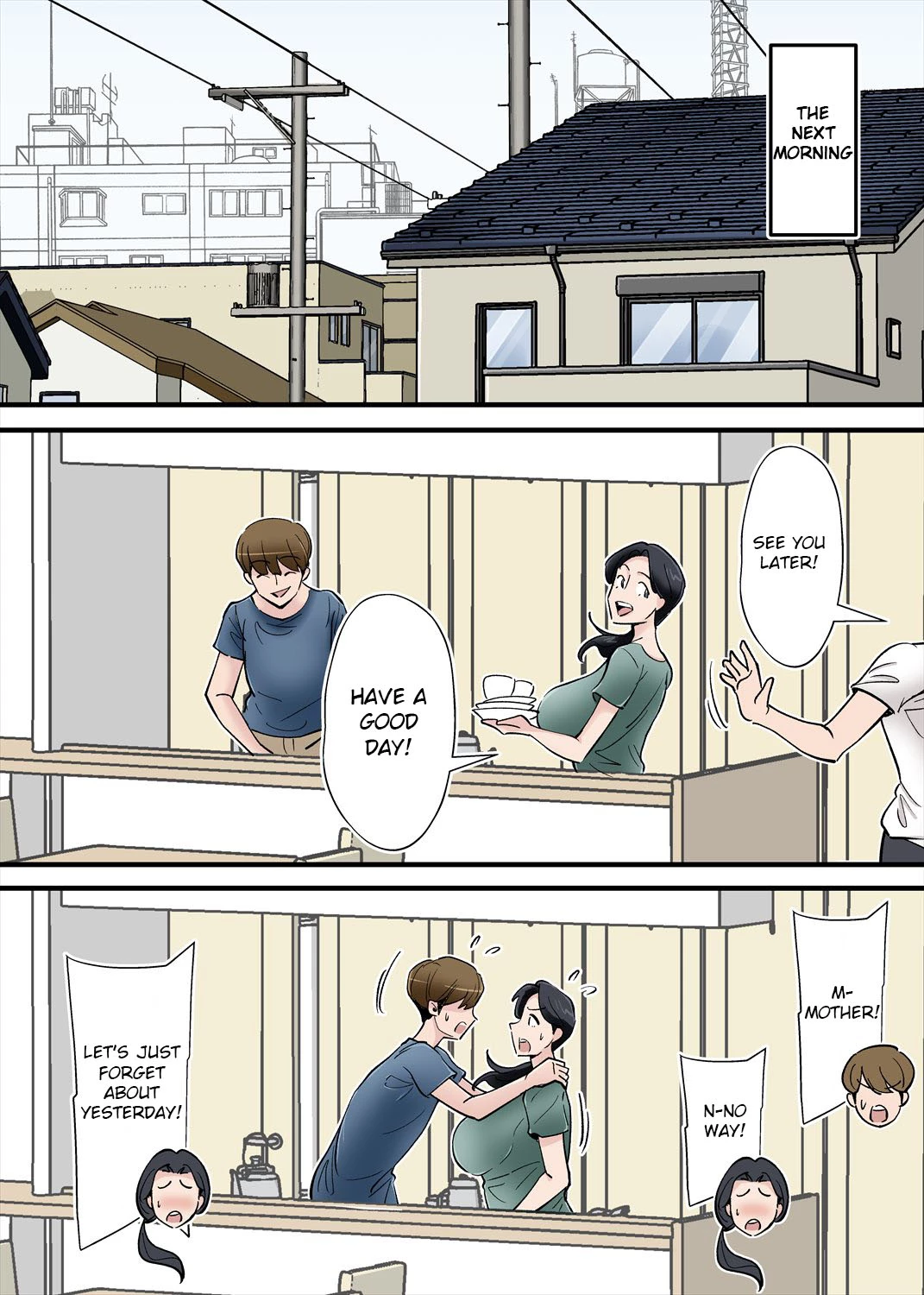 Hentai Kansoku ~Yome no Bakunyuu Kaa-chan o Netoritai~ image number 14