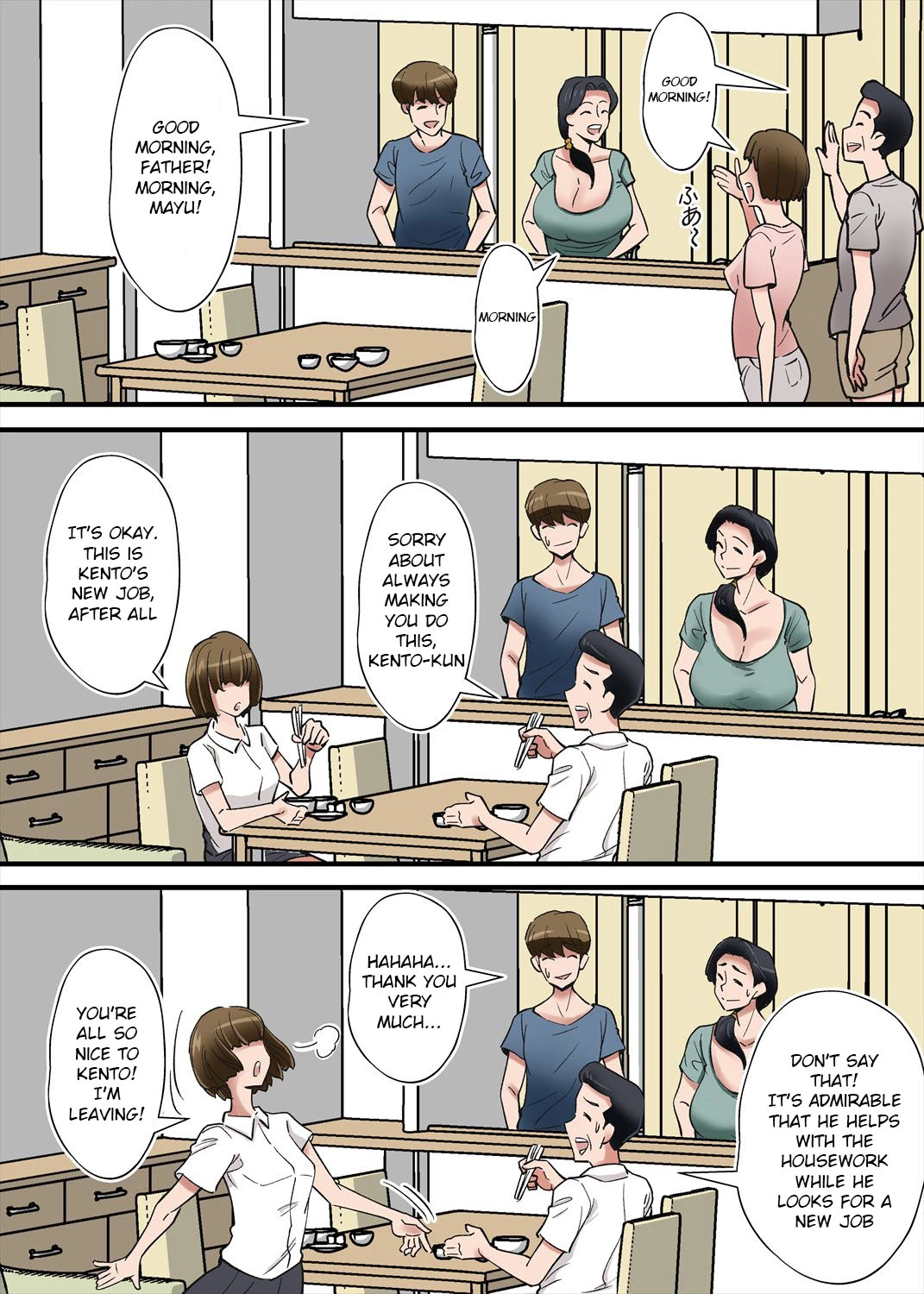 Hentai Kansoku ~Yome no Bakunyuu Kaa-chan o Netoritai~ image number 3