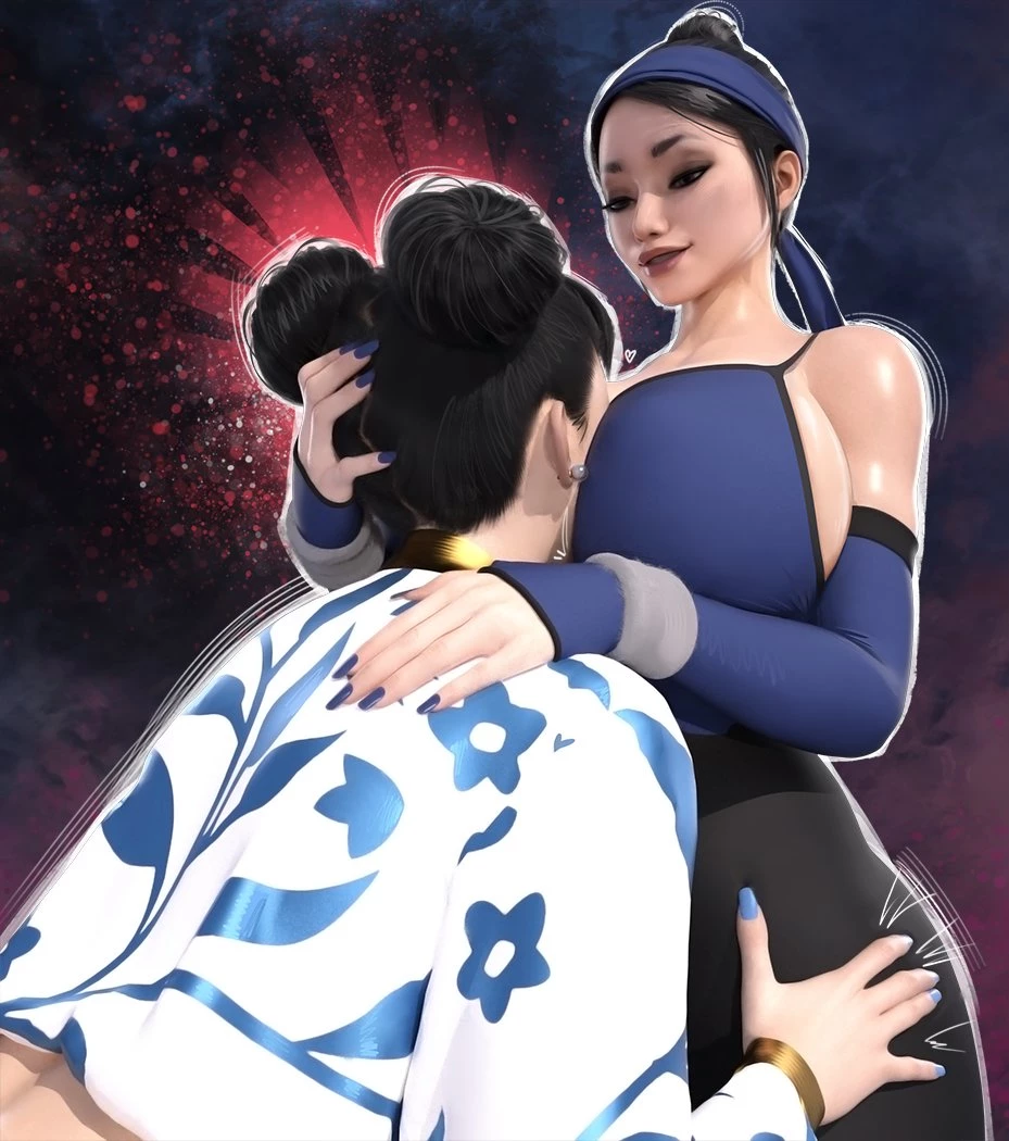 Chun-Li x Kitana image number 7