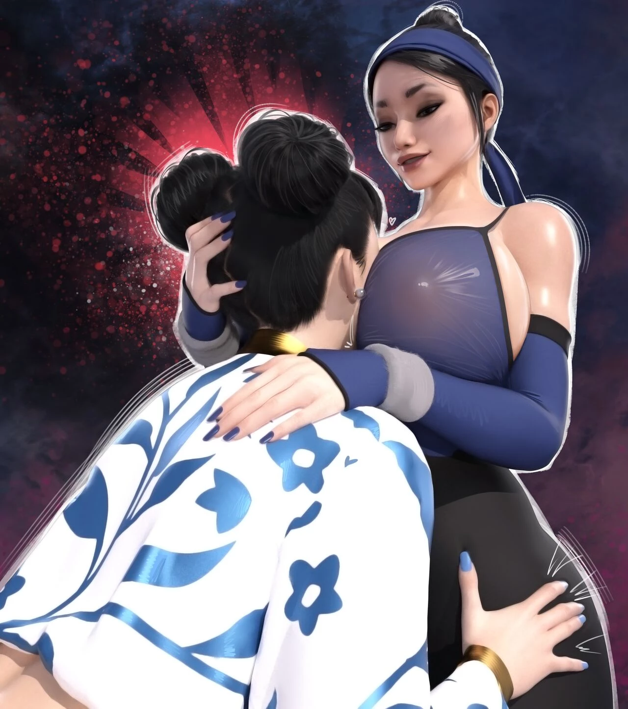 Chun-Li x Kitana image number 8