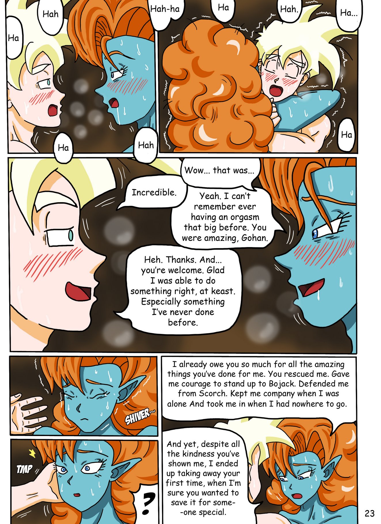 Gohan X Zangya: Fiery Lake image number 26