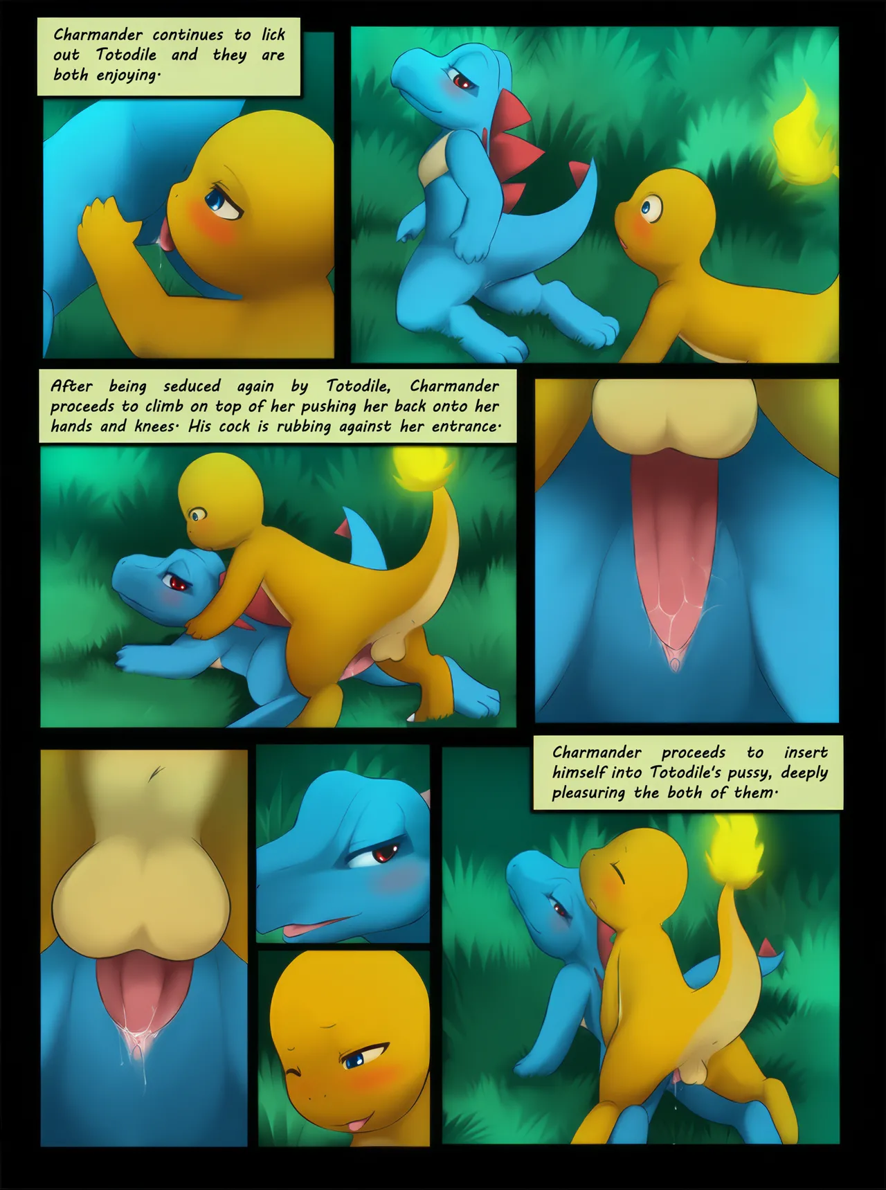 Charmander Loves Totodile image number 3