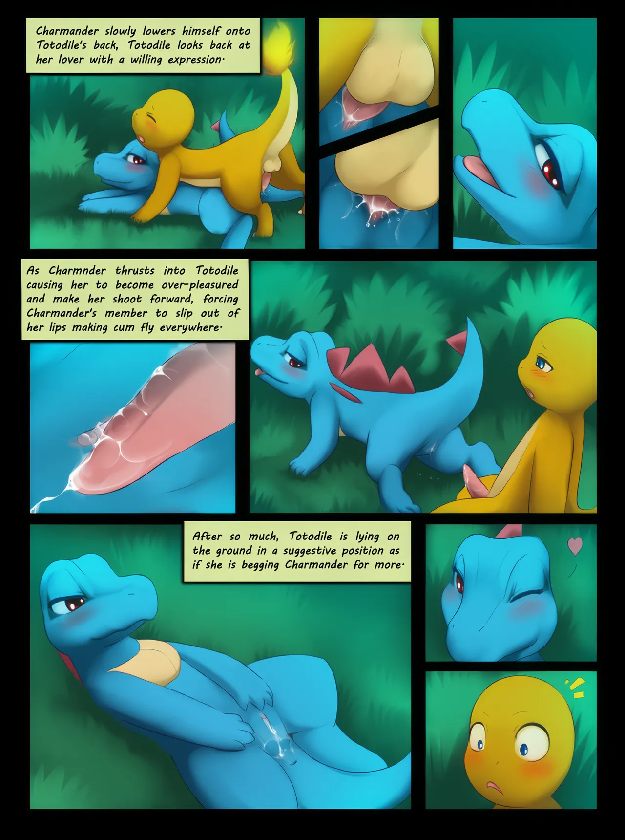 Charmander Loves Totodile image number 4