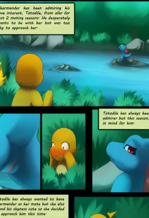 Charmander Loves Totodile
