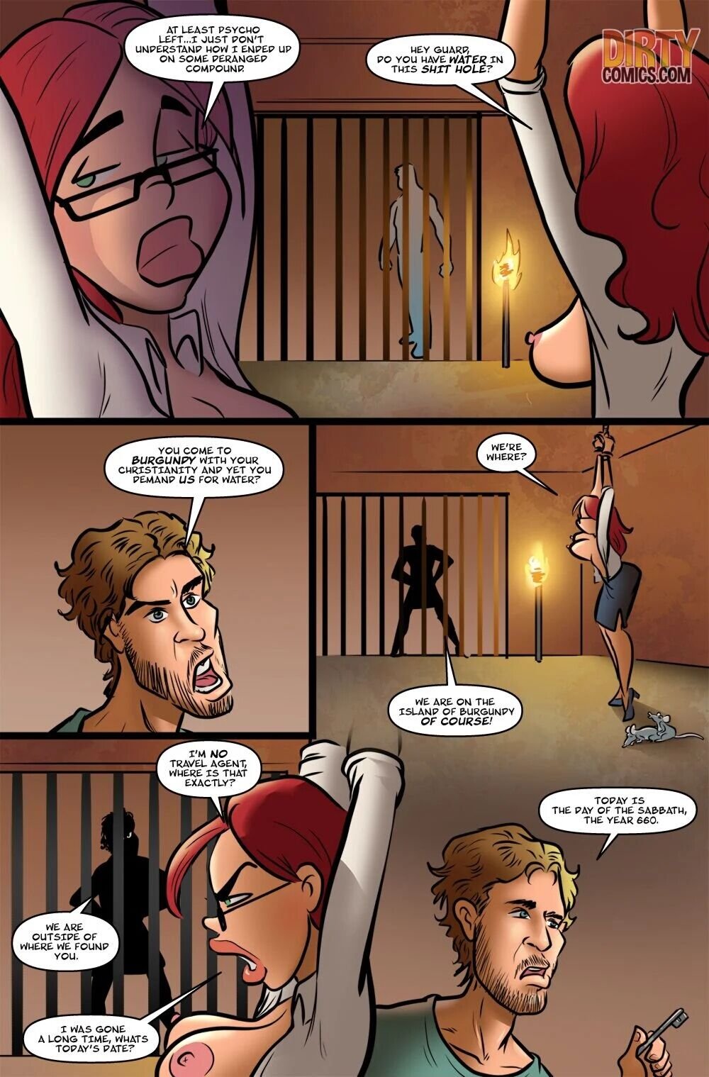 Dirty Comics -Fiona english porn comic image number 13