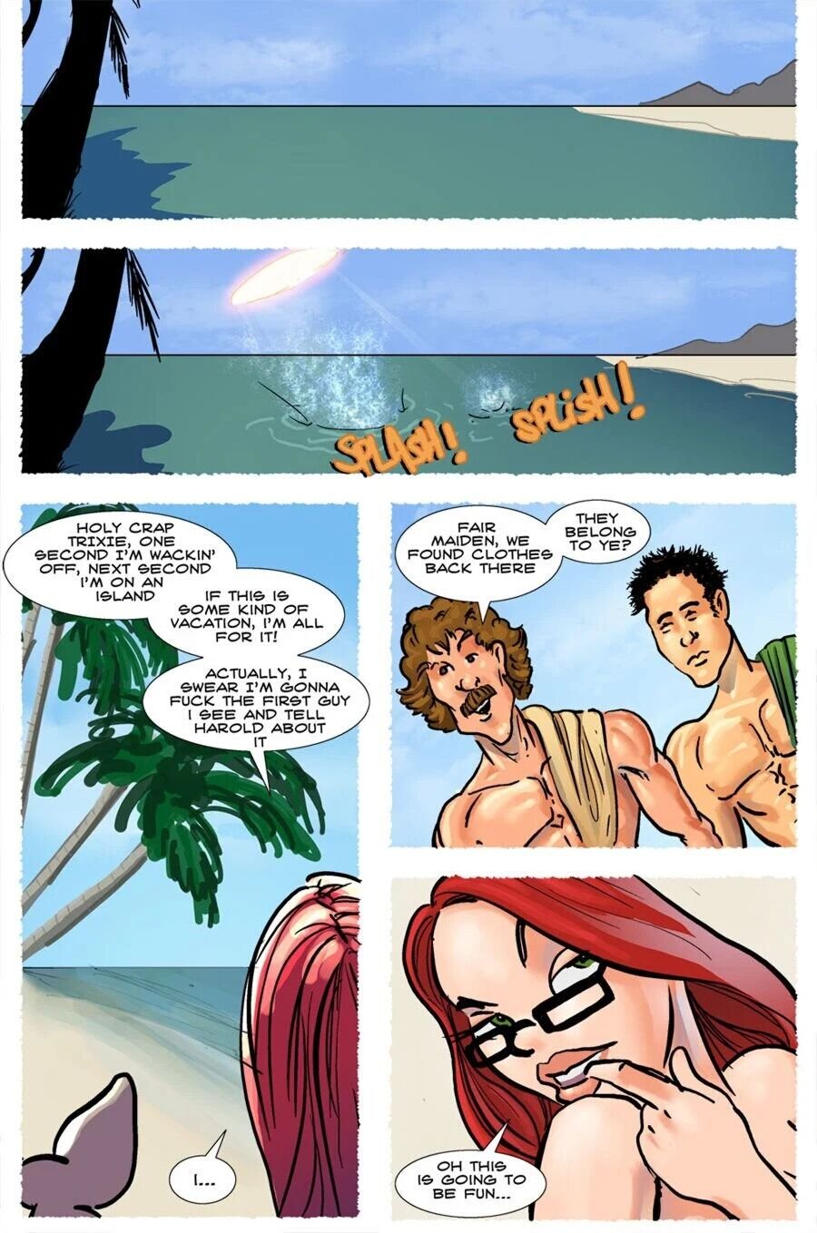 Dirty Comics -Fiona english porn comic image number 7