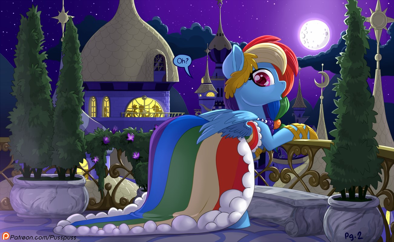 Rainbow Dash and You Attend the Gala image number 1