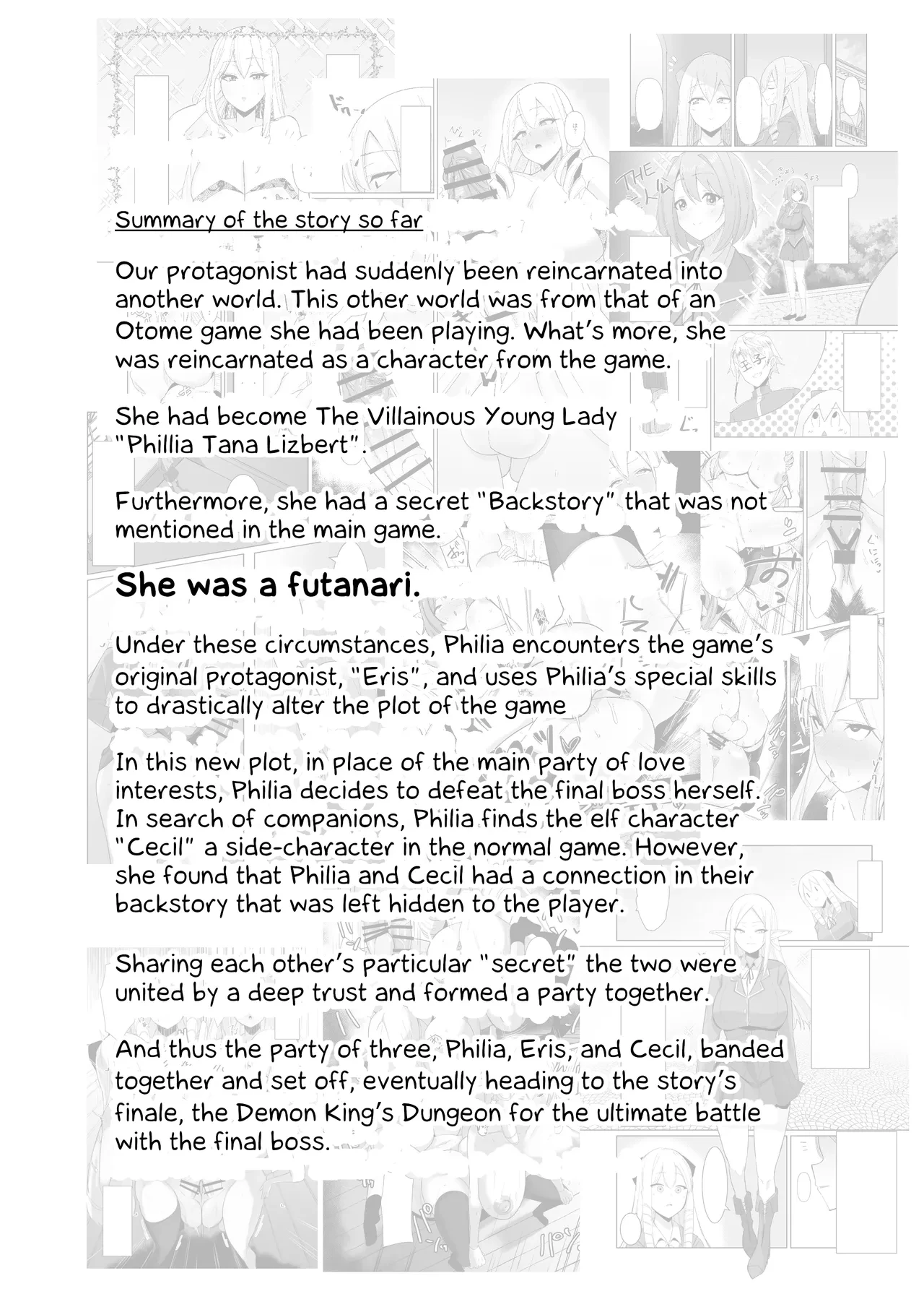 I was reincarnated as a villainess in an otome Game who was a futanari in her backstory ~Ch. 3~  Otome Game no Akuyaku Reijou ni Tensei Shitara Ura Settei de Futanari deshita ~Ch. 3~ image number 2
