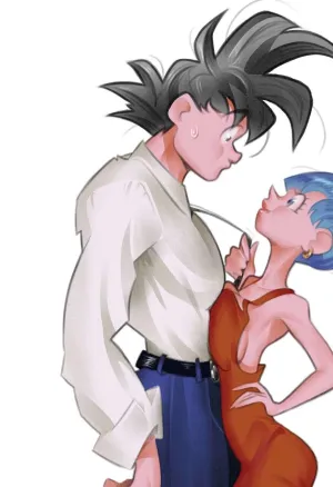 Goku vs Chichi and Bulma
