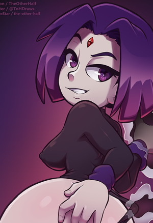 Raven when Horse cock
