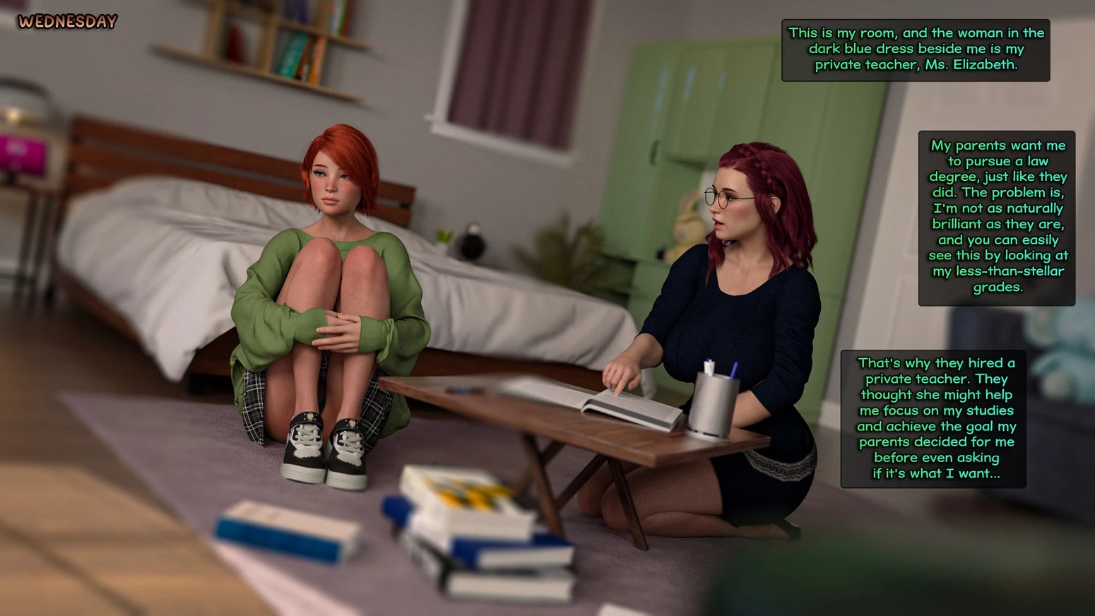 Teaching Is Difficult When She Has A Hard-On image number 2