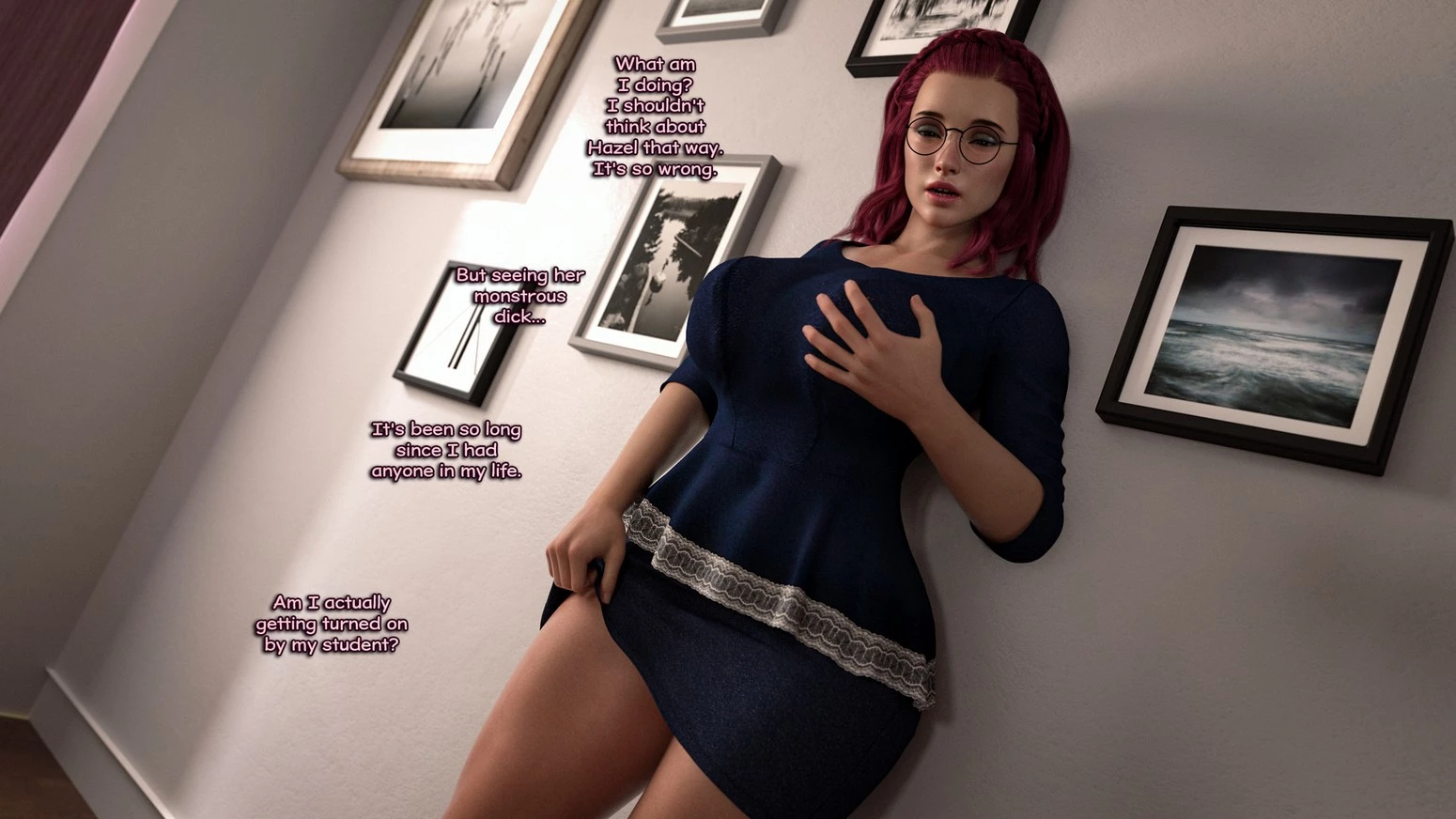 Teaching Is Difficult When She Has A Hard-On image number 32