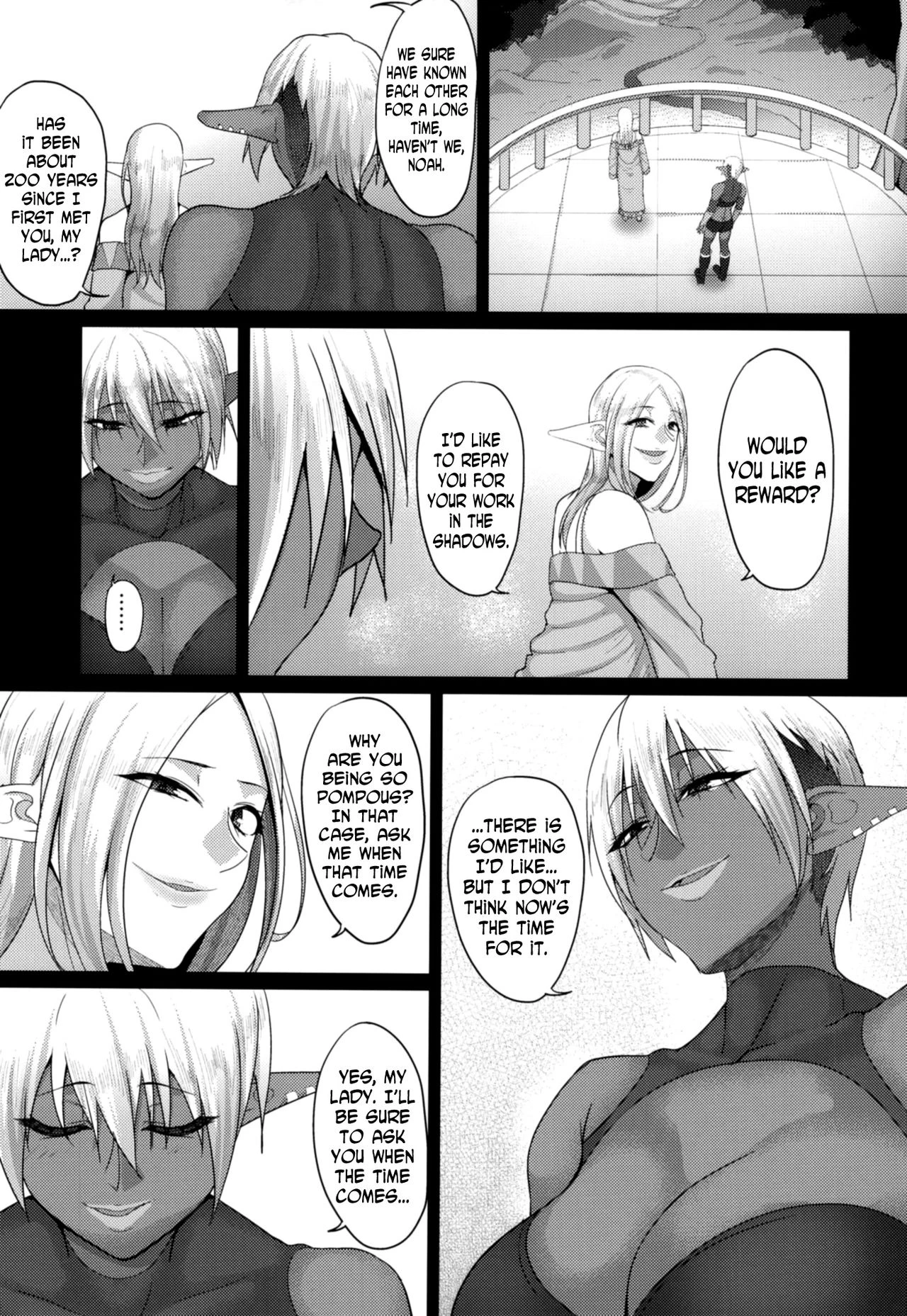 Force Married With A Haughty Elf! 3  Takabisha Elf Kyousei Konin!! 3 image number 9