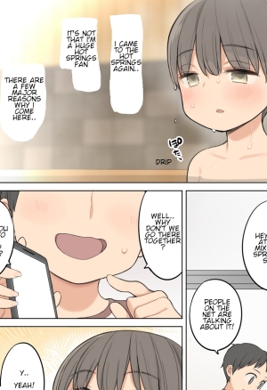 Story of how I came a lot with an older oneesan at the mixed hot spring bath