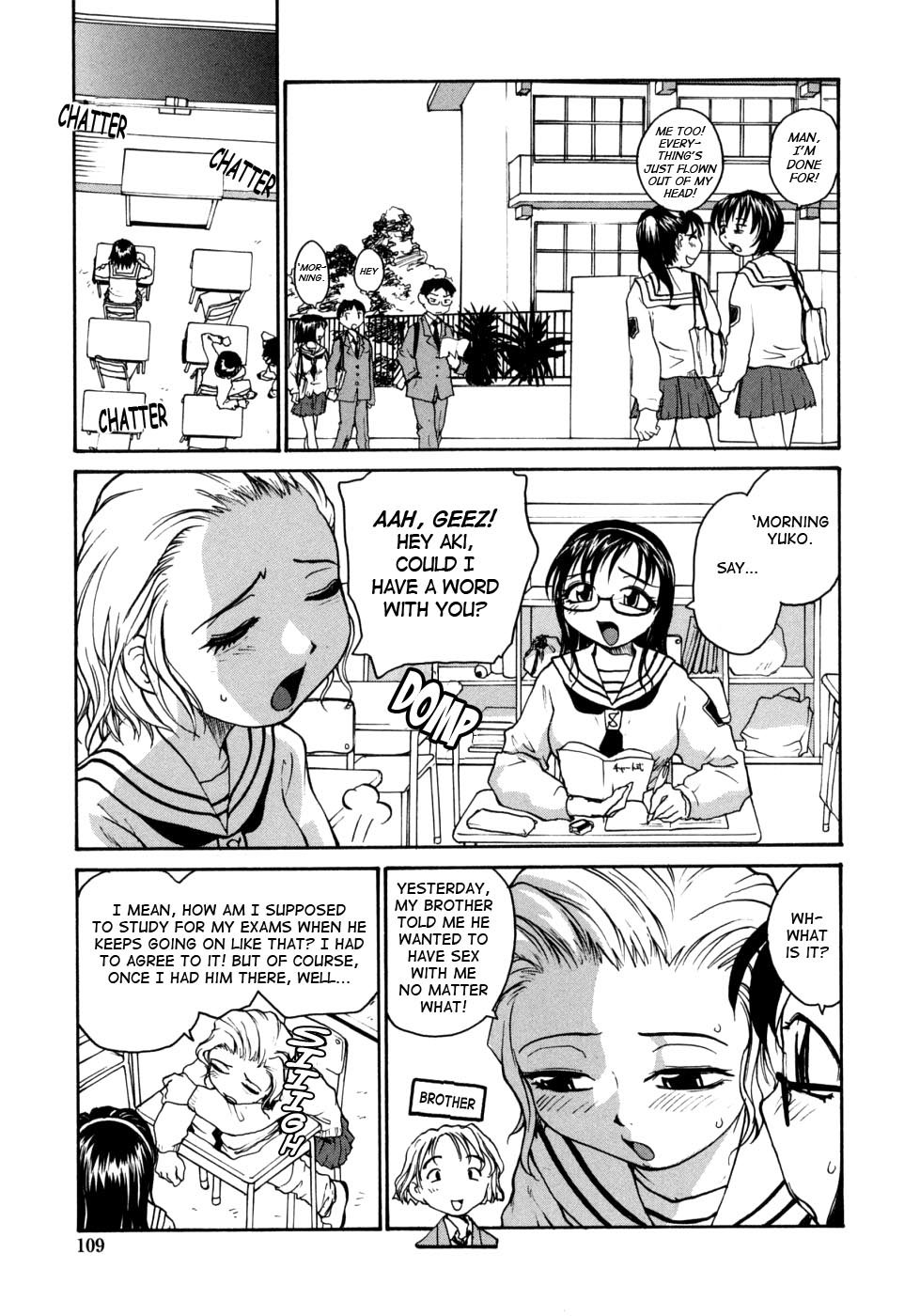 Sister, glasses and sperm image number 106