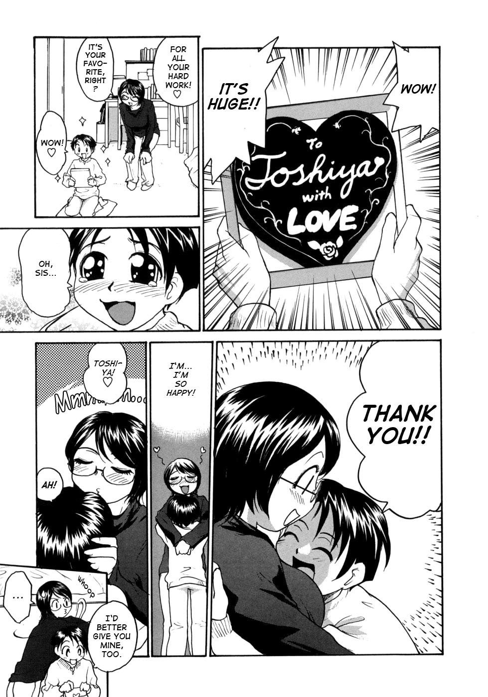 Sister, glasses and sperm image number 124