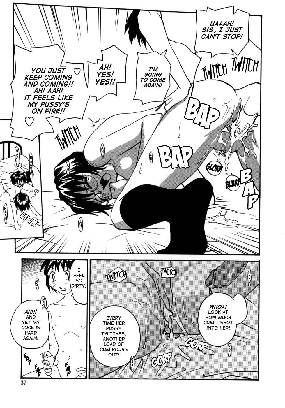 Sister, glasses and sperm image number 34