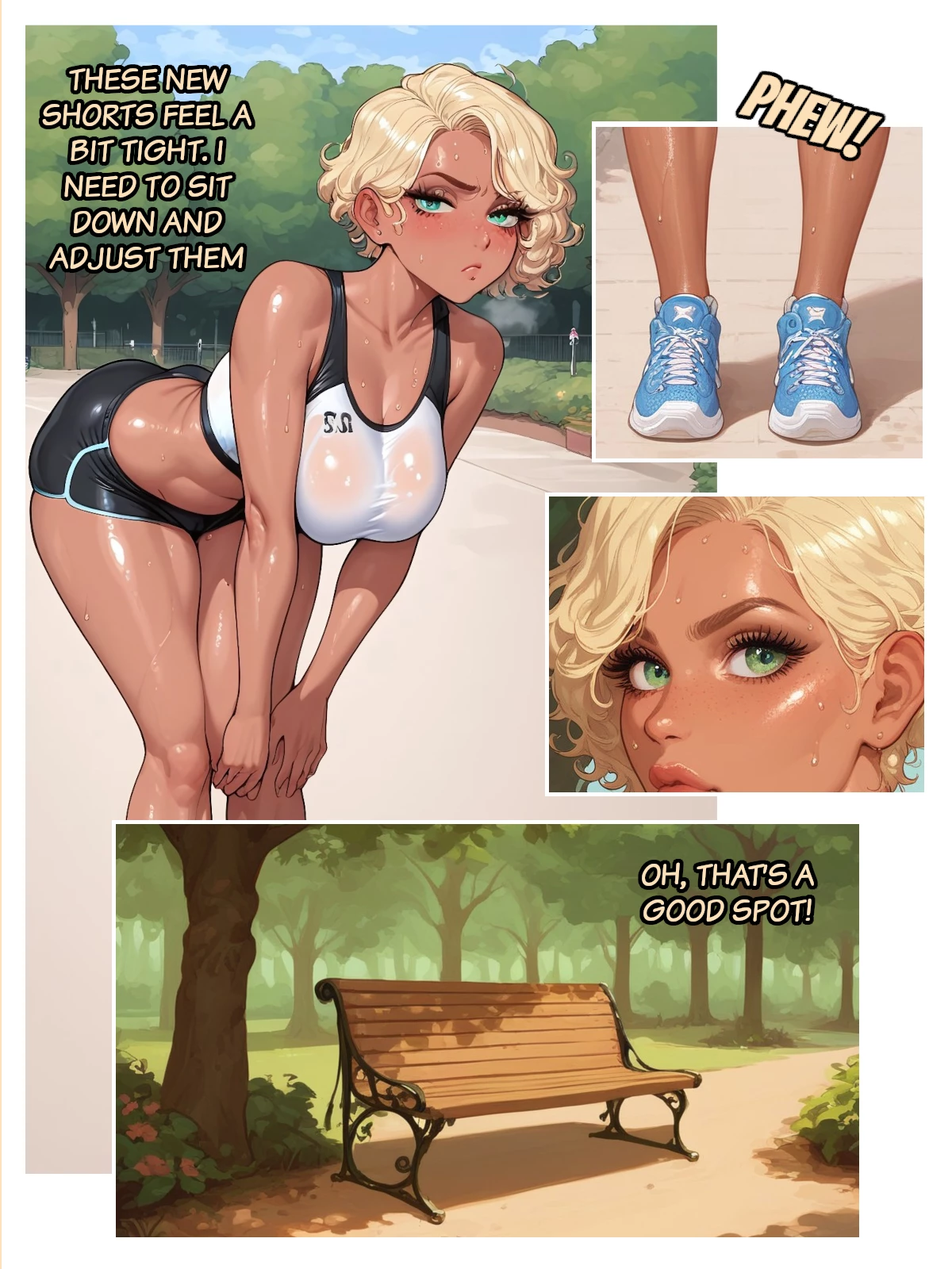 Morning run ended with blackmail sex image number 2