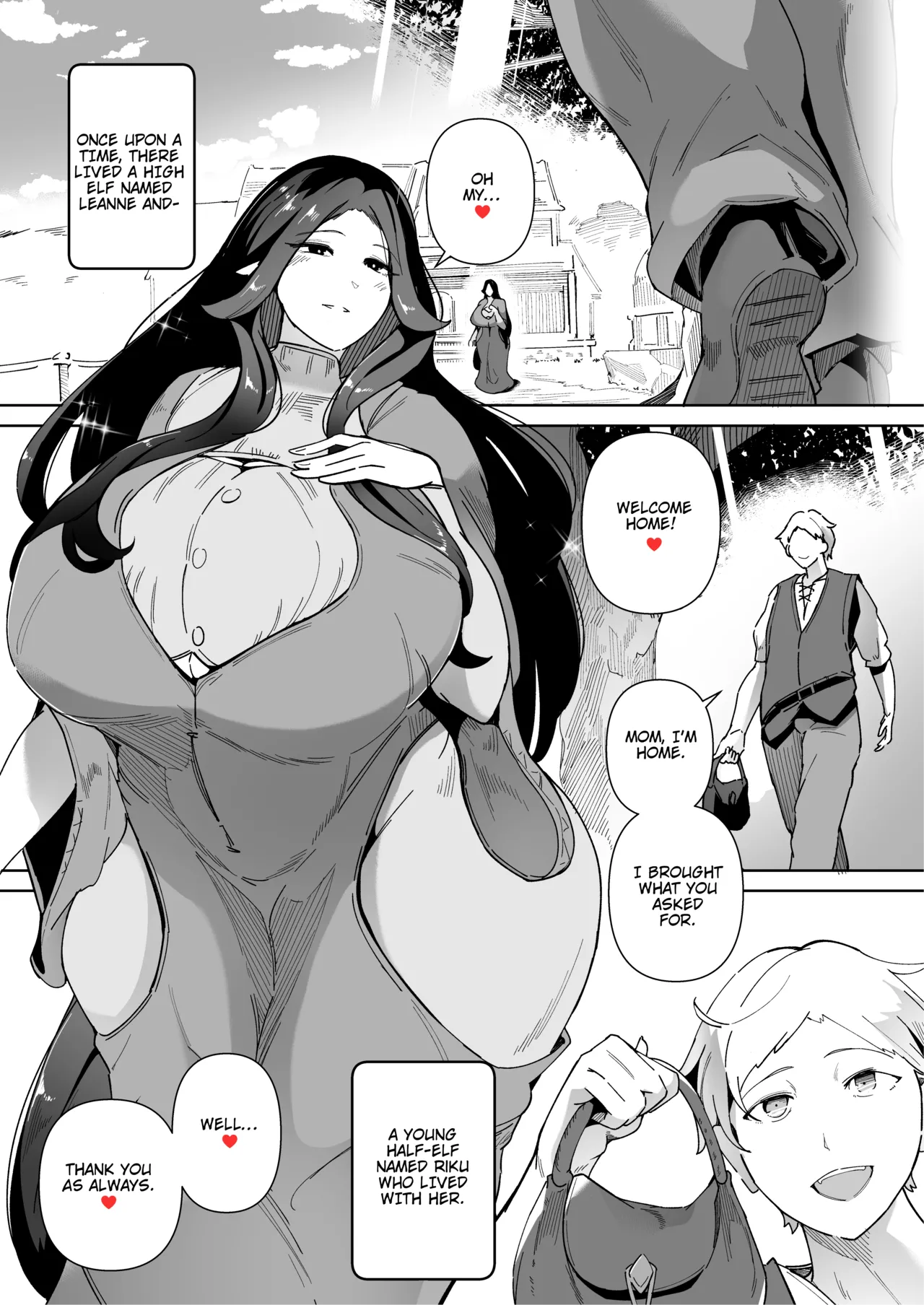 Elf Wife ~A Ritual Of Intimacy With My Beloved Mom~ Elf no Youbo ~Aisuru Mama to Ecchi na Shikitari~ image number 1