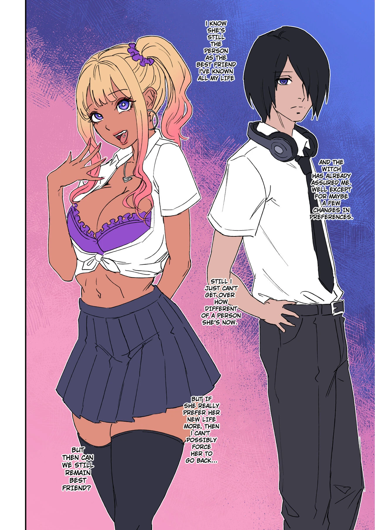 My Shy  Friend Turned Into a Gal Girl and Wants Me to Fuck Her image number 14