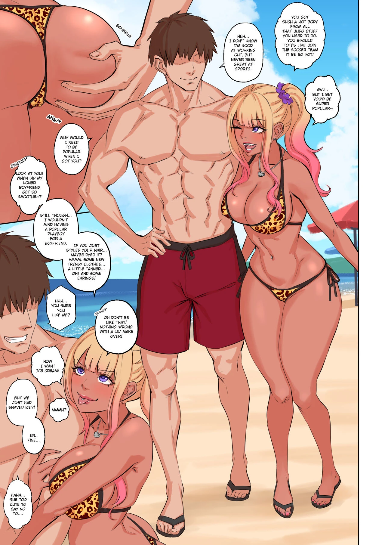 My Shy  Friend Turned Into a Gal Girl and Wants Me to Fuck Her image number 32