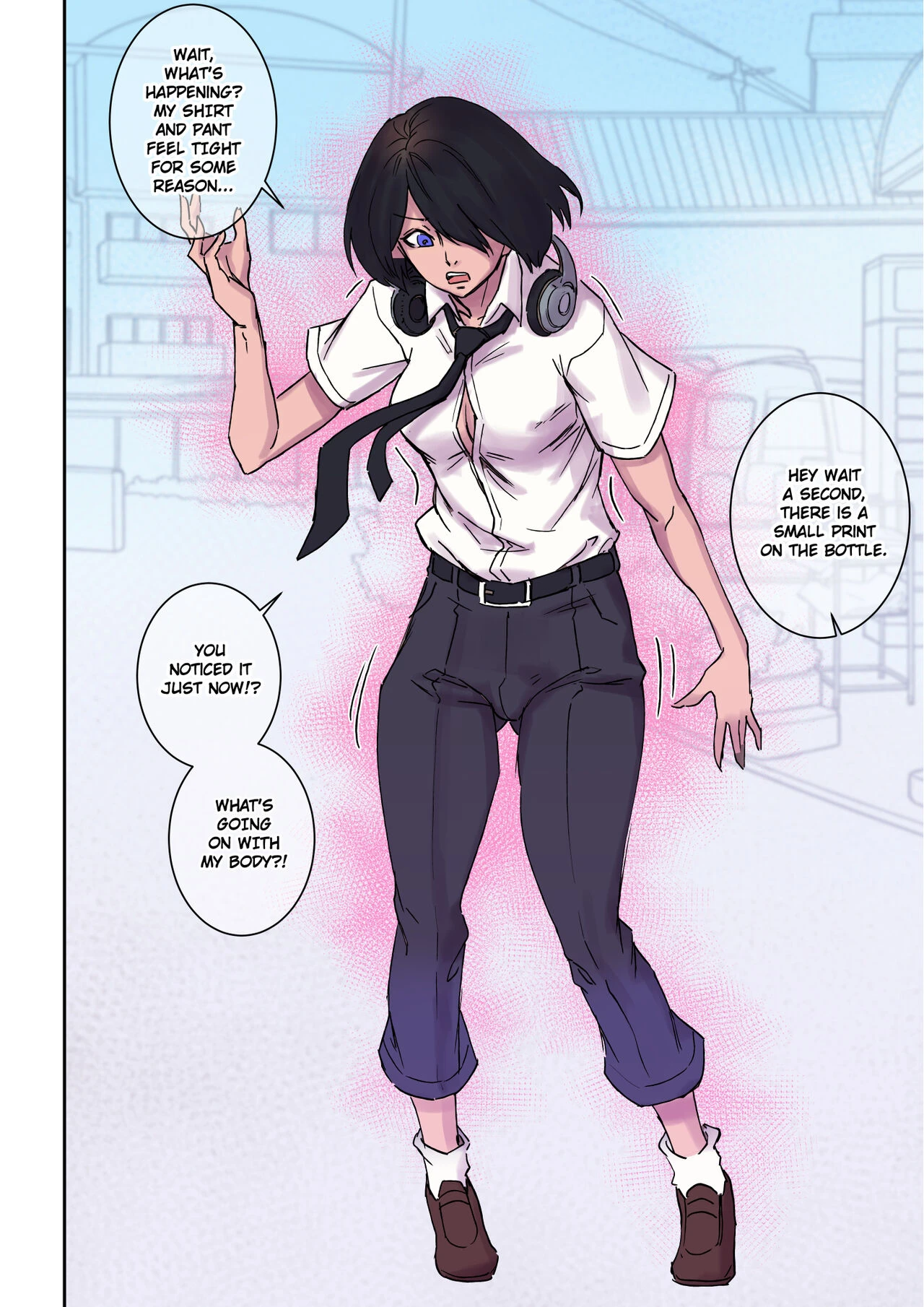 My Shy  Friend Turned Into a Gal Girl and Wants Me to Fuck Her image number 4