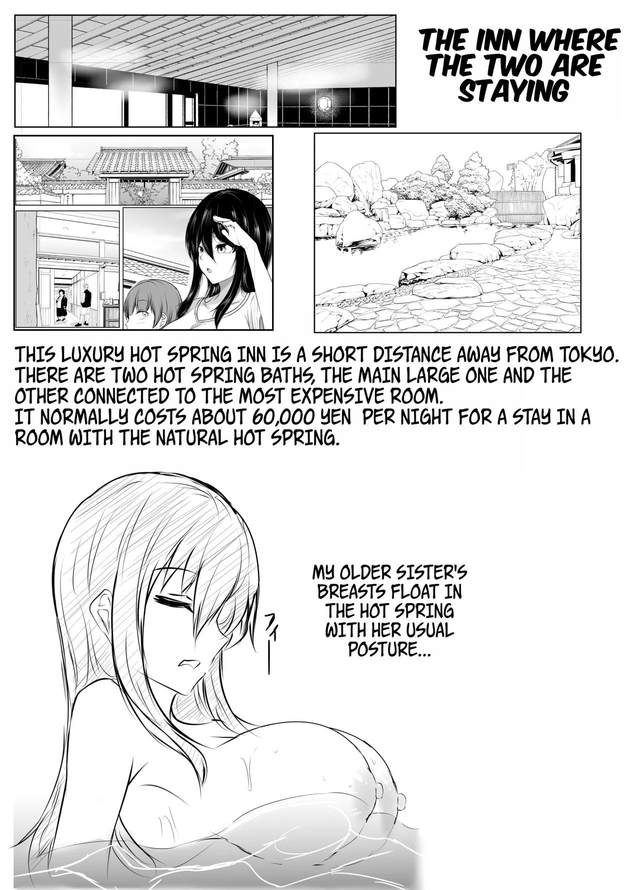 What Happened When I Went to an Onsen WIth My Big Sister, Whos a Bit of a Pushover in the Heat of the Moment... image number 16