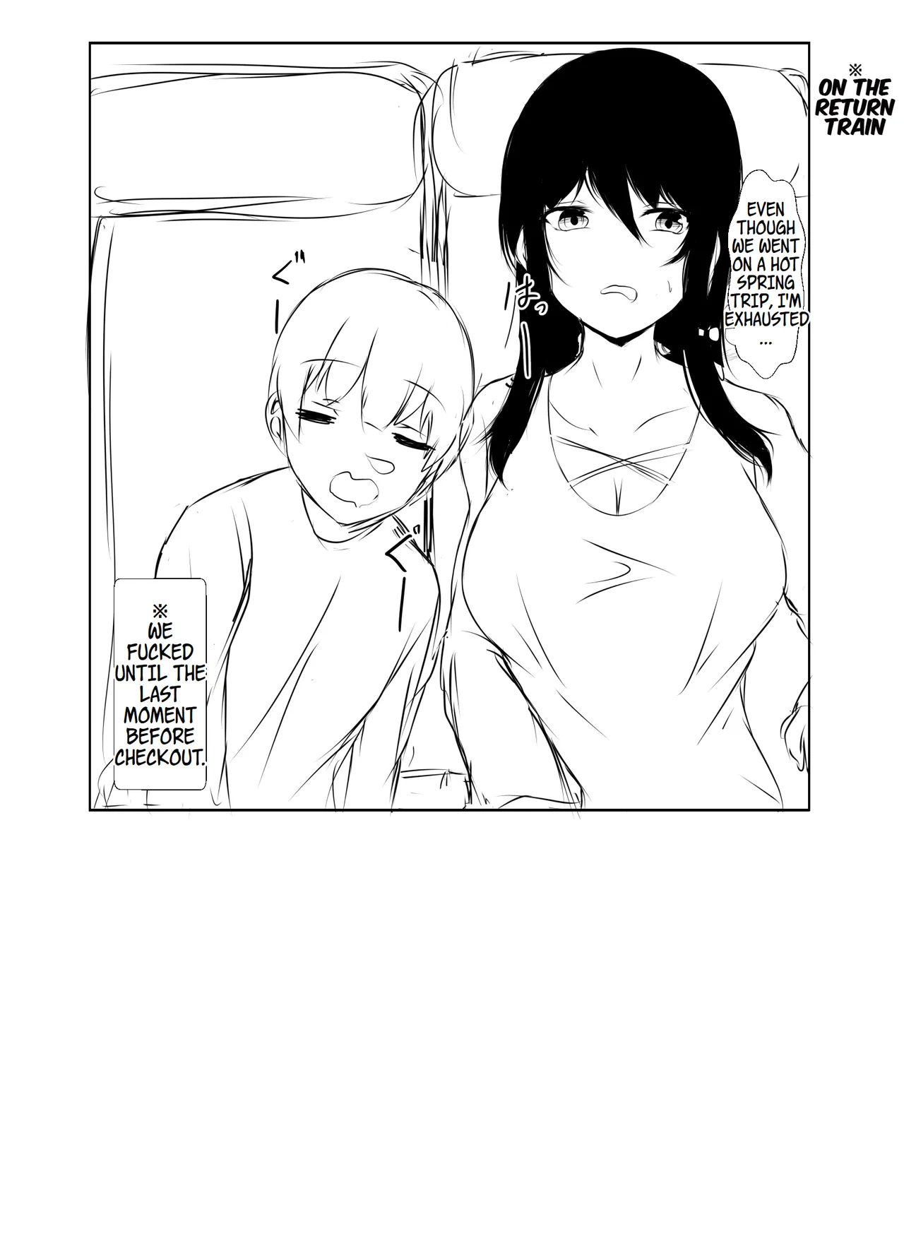 What Happened When I Went to an Onsen WIth My Big Sister, Whos a Bit of a Pushover in the Heat of the Moment... image number 56