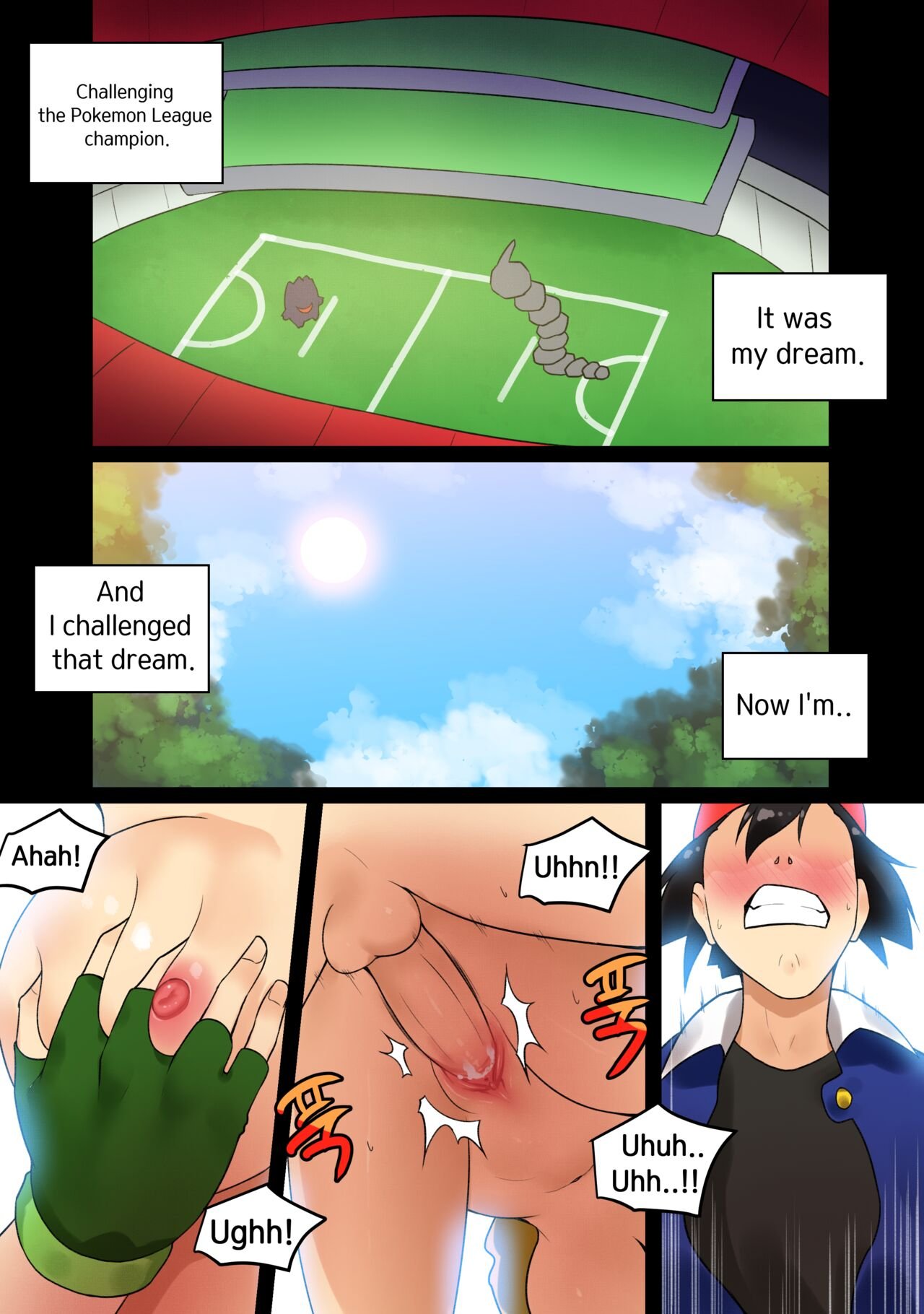 HSD - Ash x Misty (Trip with Pikachu 1- 5) porn comic