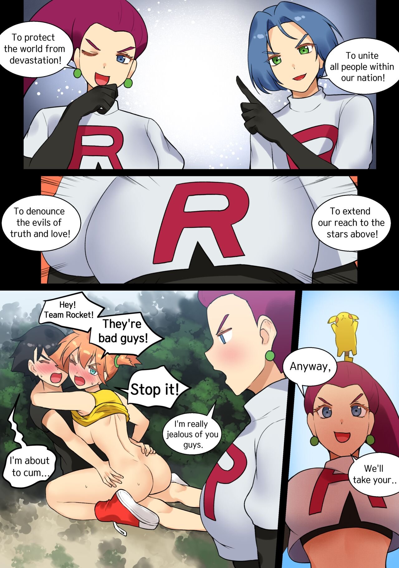 HSD - Ash x Misty (Trip with Pikachu 1- 5) porn comic image number 44