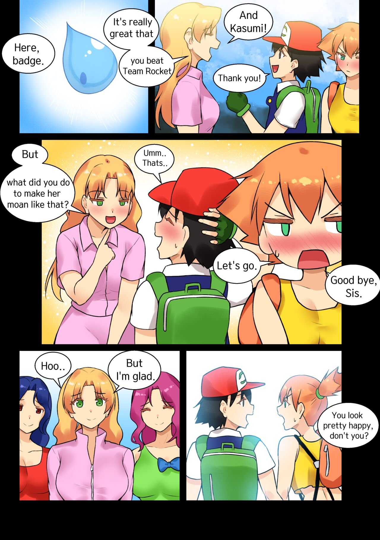 HSD - Ash x Misty (Trip with Pikachu 1- 5) porn comic image number 79