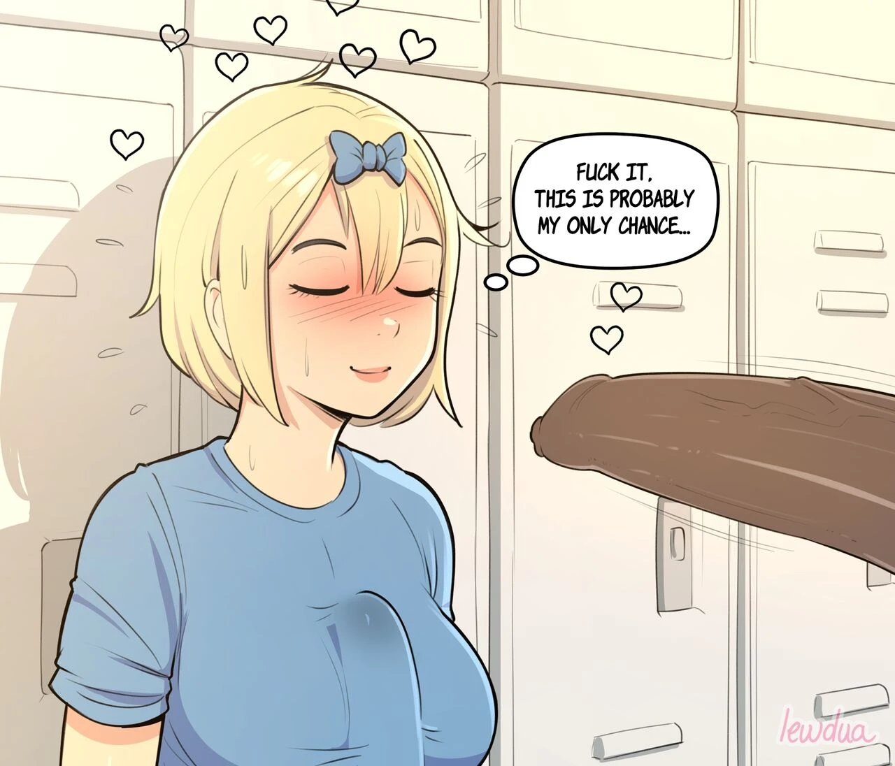 [Hairy] Locker room - Nessie and Valerie image number 19